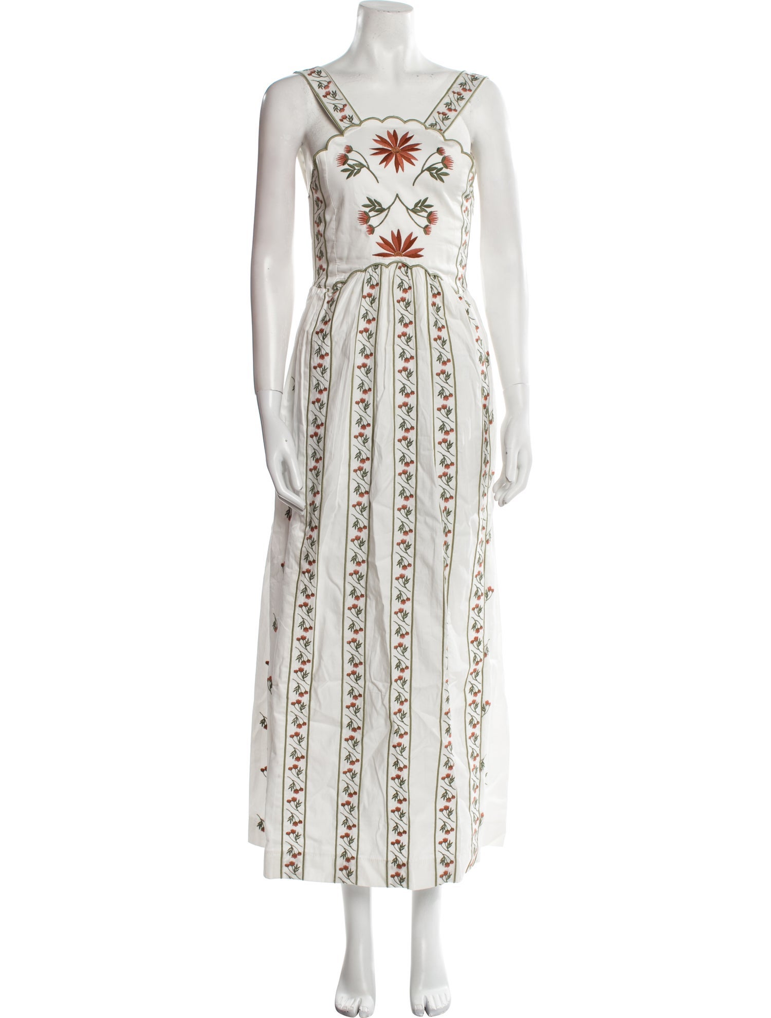 Lug Von Siga Striped Long Dress