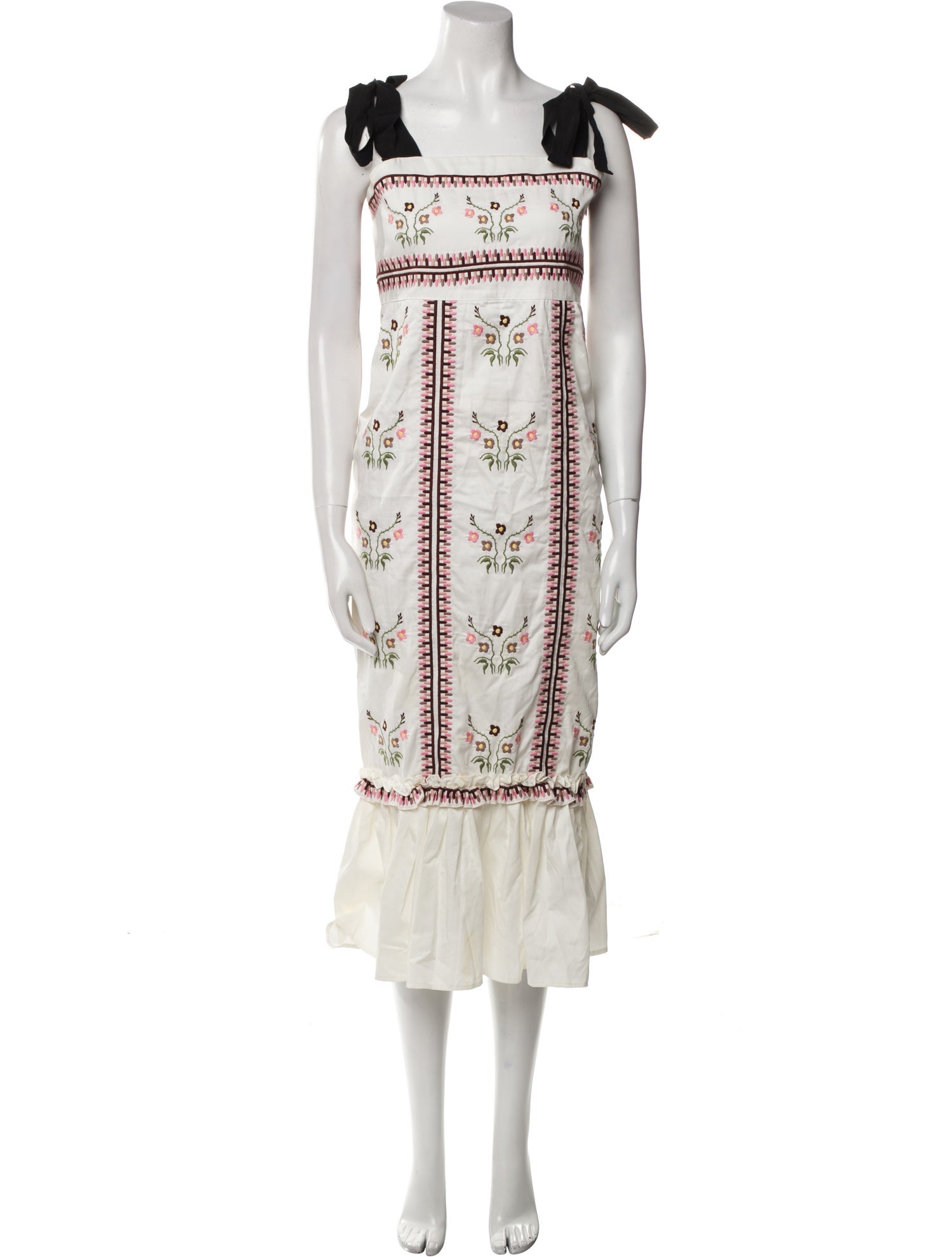 Lug Von Siga Printed Midi Length Dress