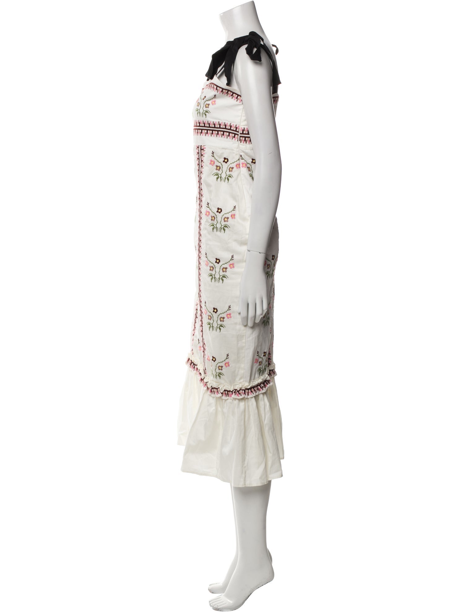 Lug Von Siga Printed Midi Length Dress