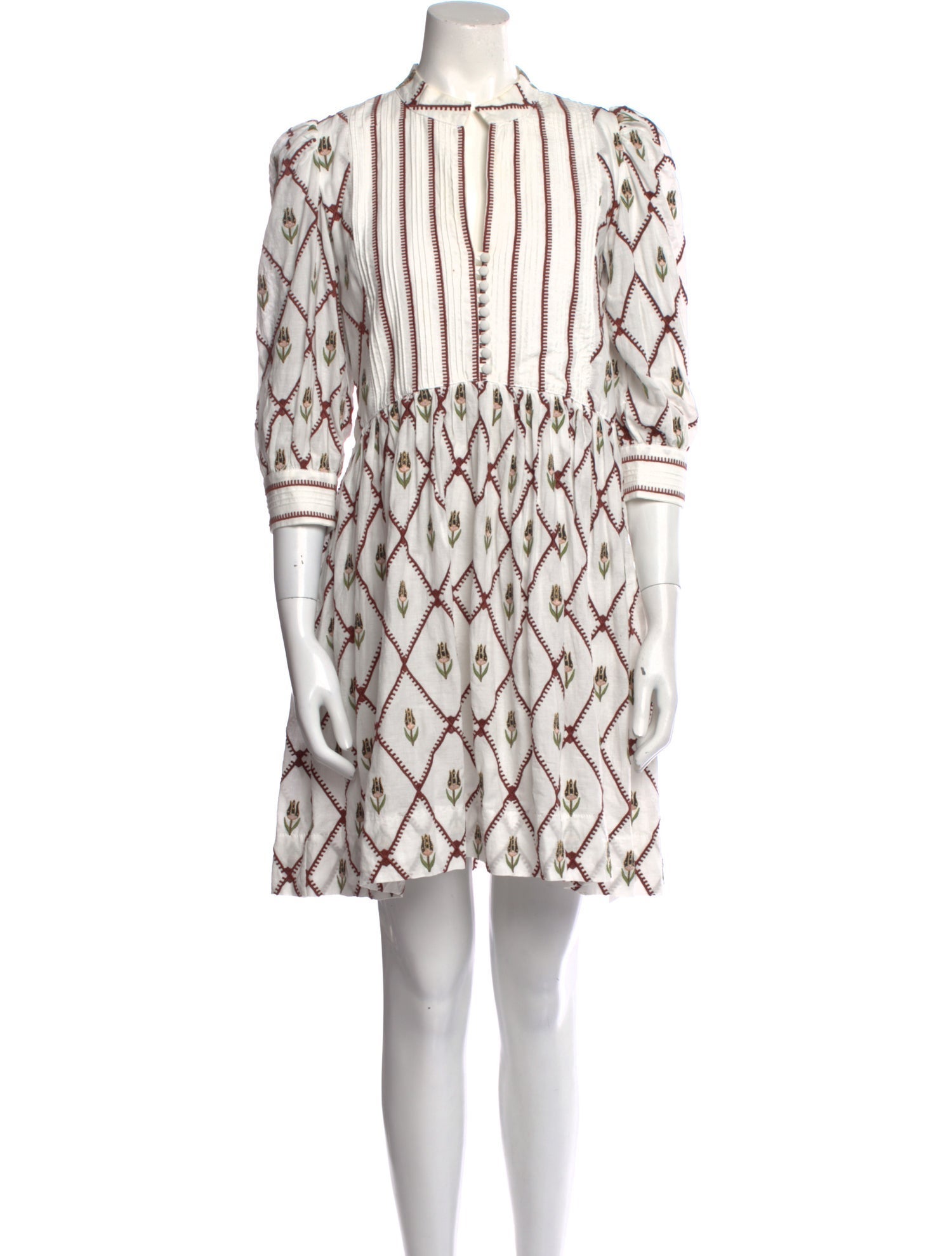 Lug Von Siga Printed Mini Dress