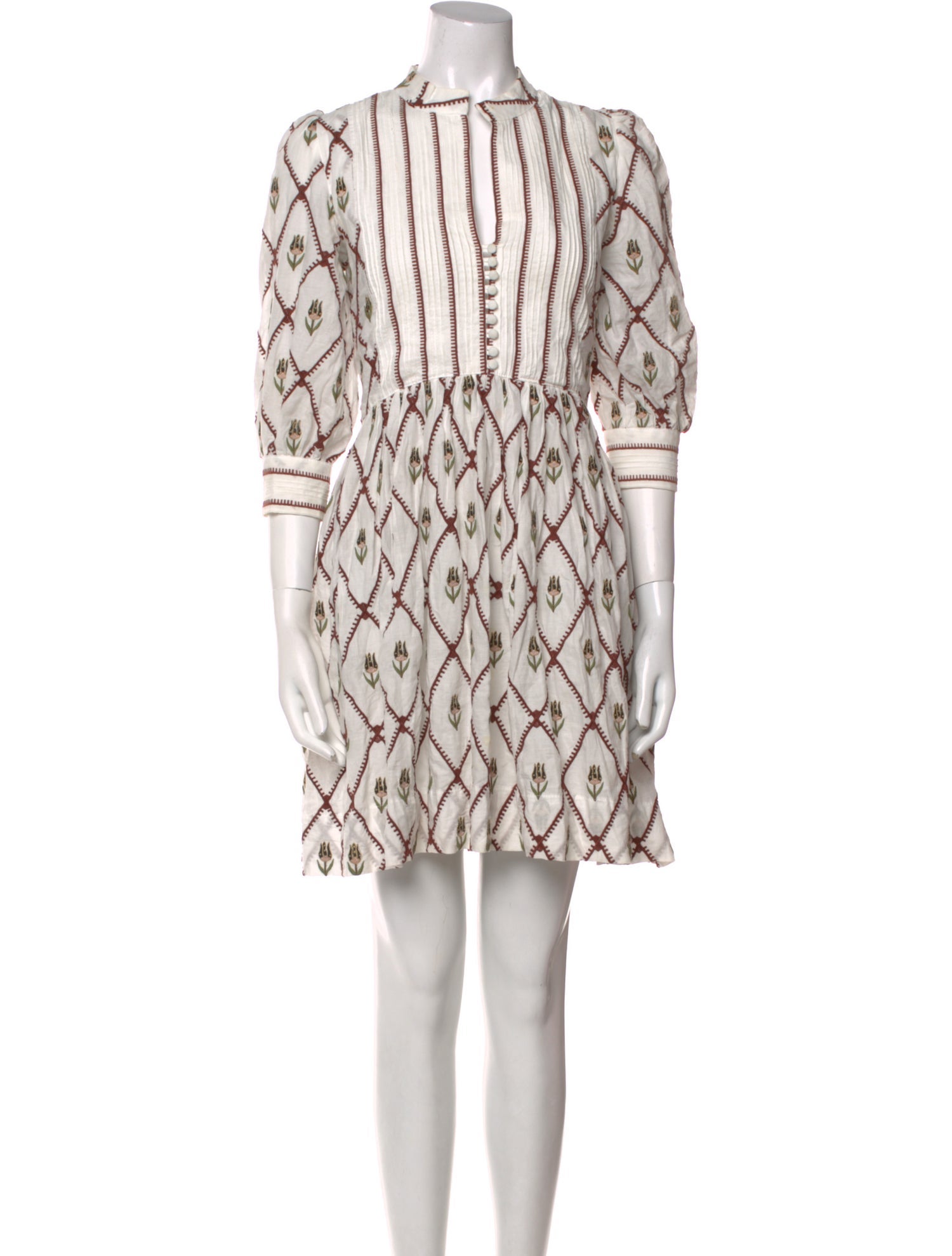 Lug Von Siga Printed Mini Dress