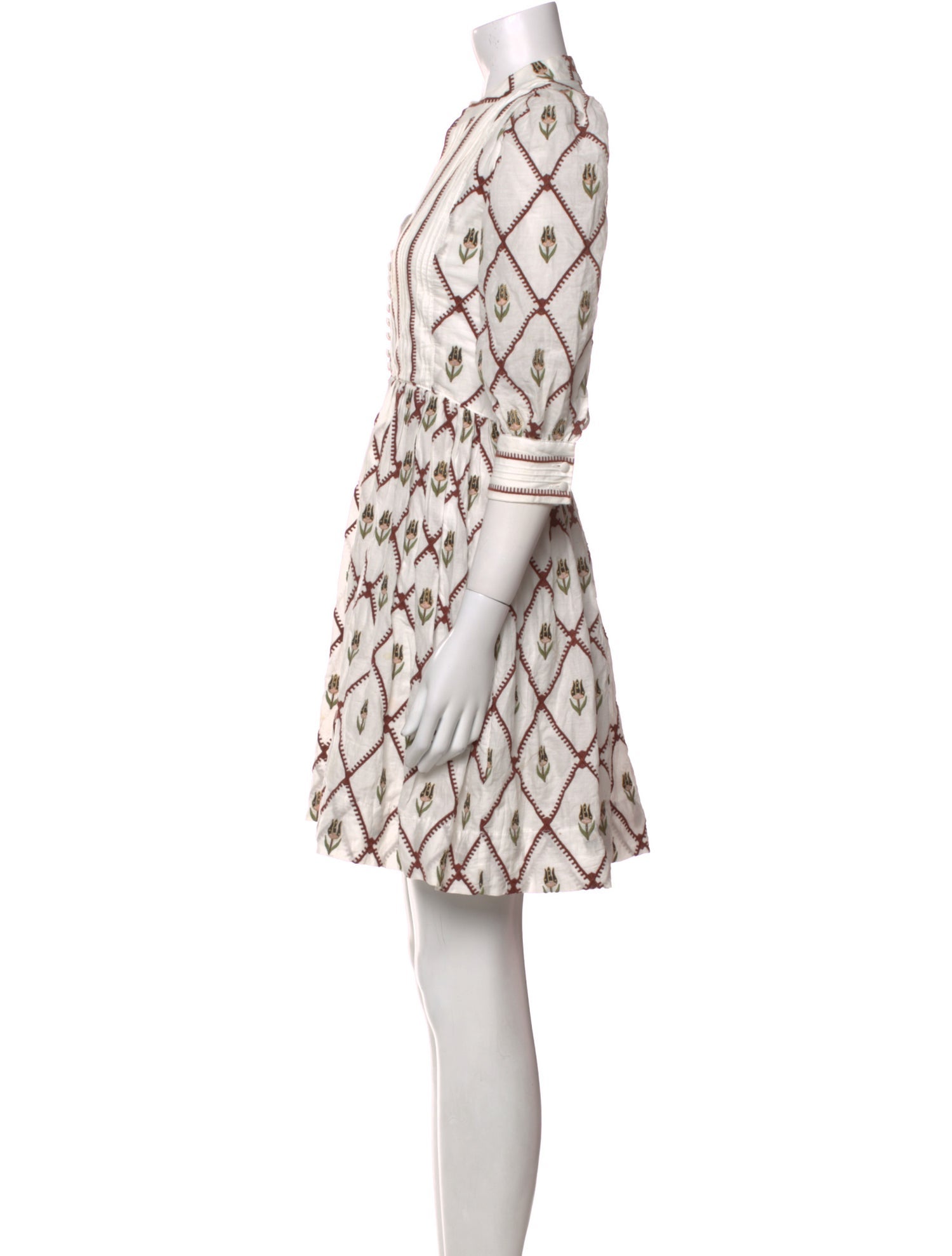 Lug Von Siga Printed Mini Dress