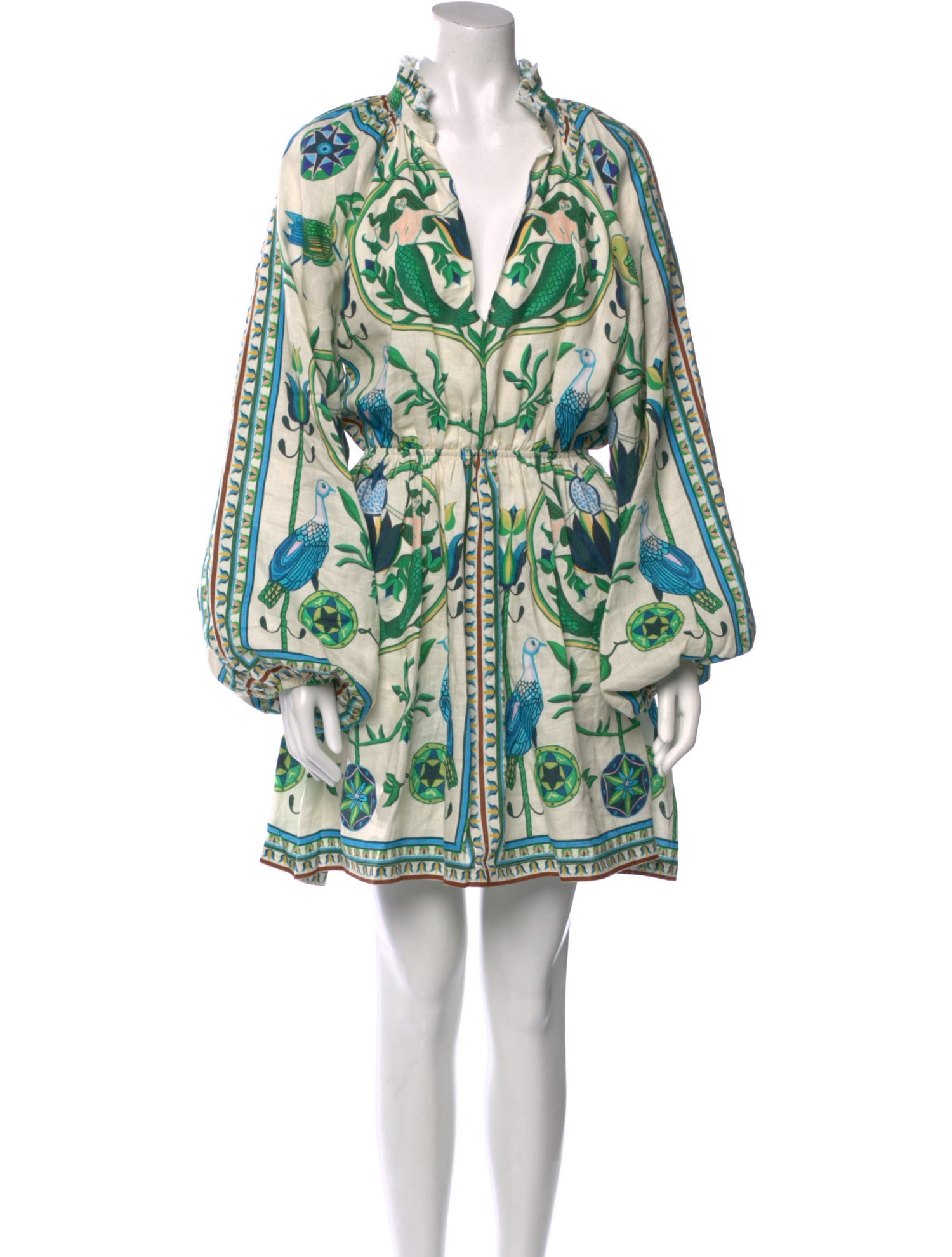 Lug Von Siga Linen Mini Dress