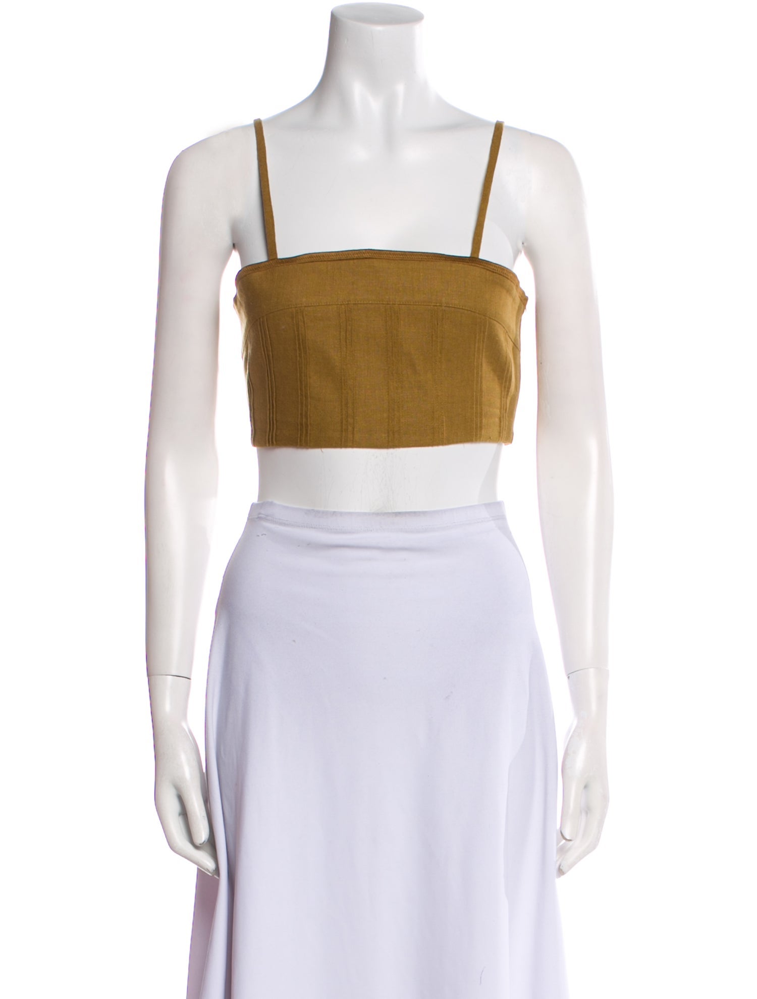 Lug Von Siga Linen Square Neckline Crop Top w/ Tags