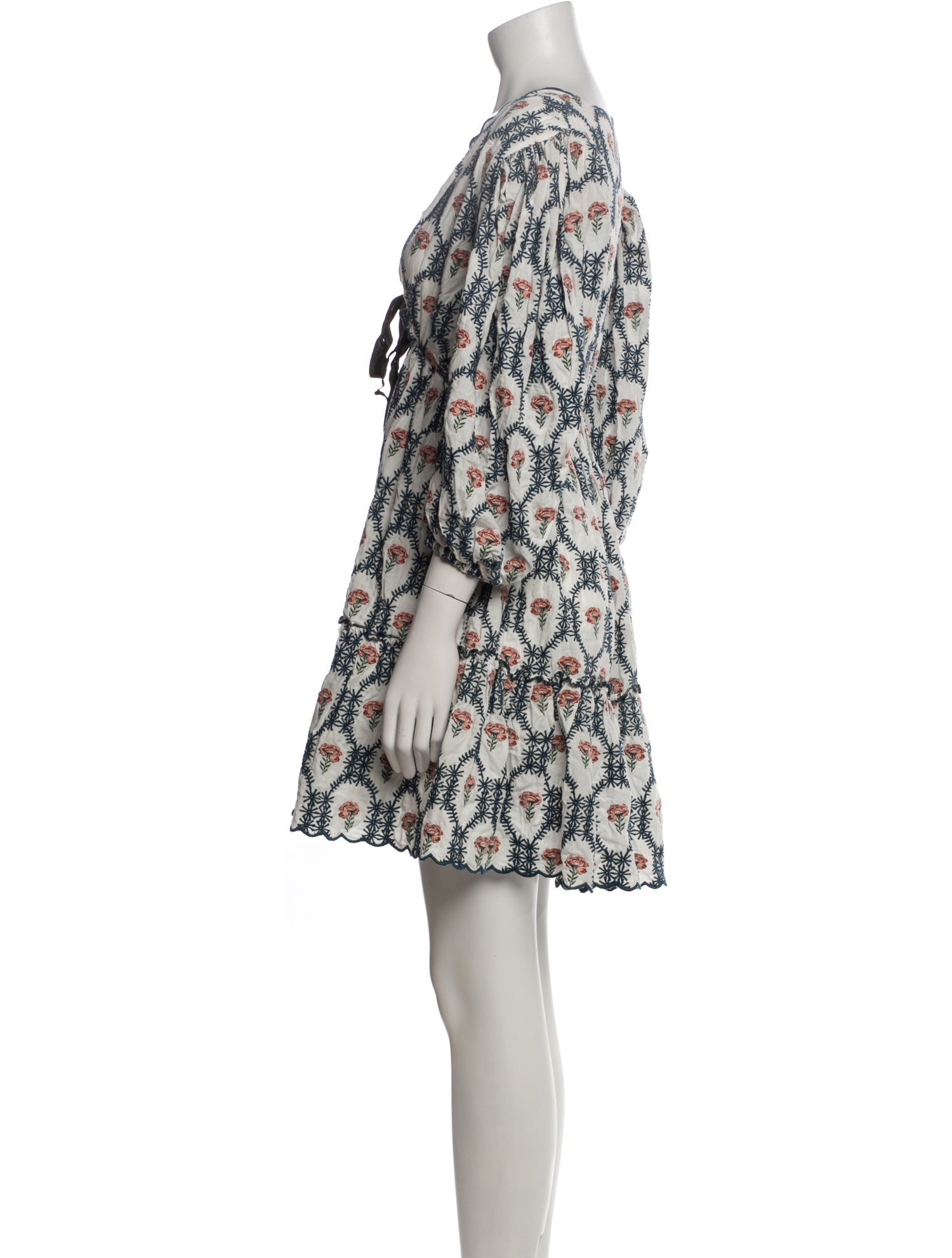 Lug Von Siga Floral Print Mini Dress