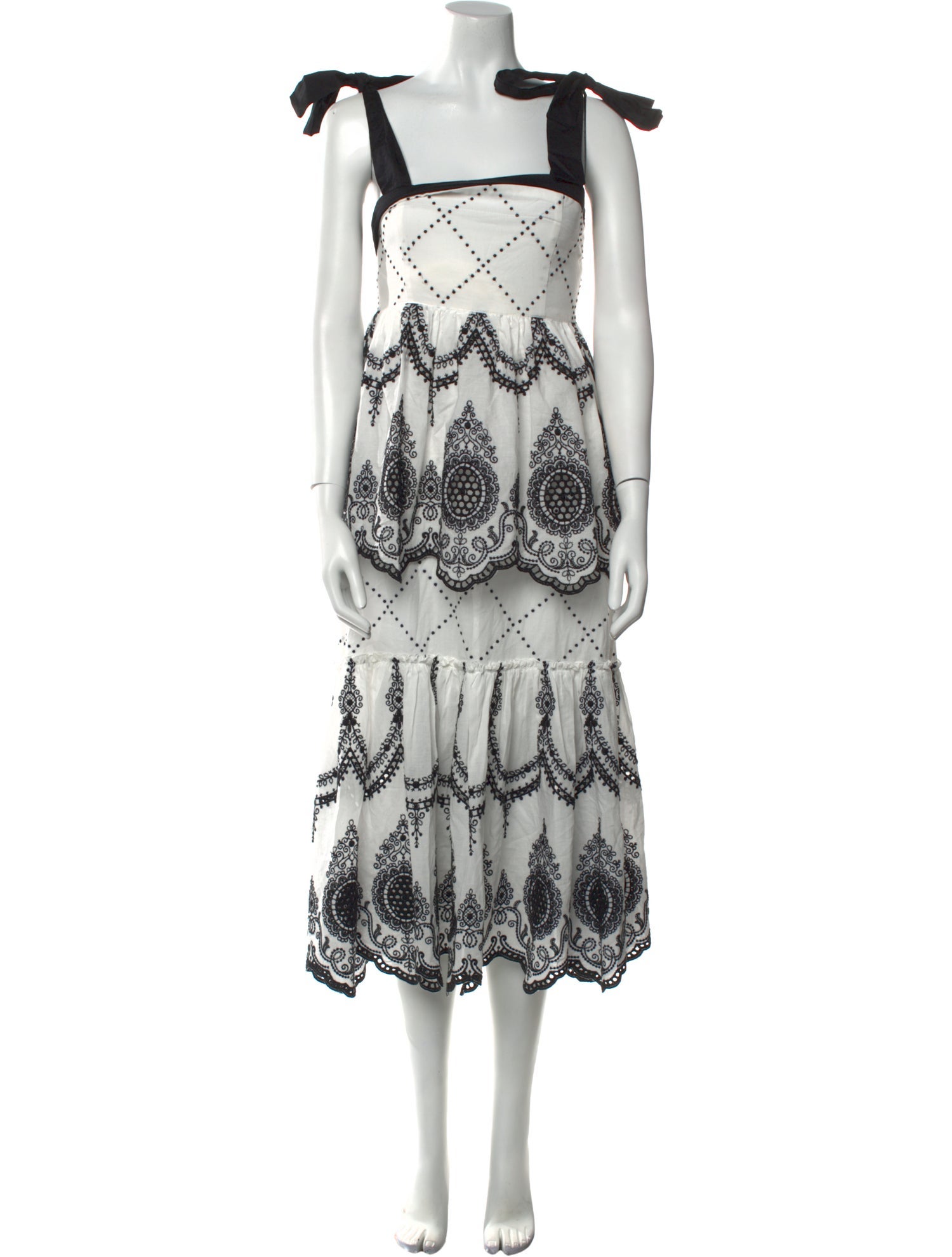 Lug Von Siga Printed Long Dress