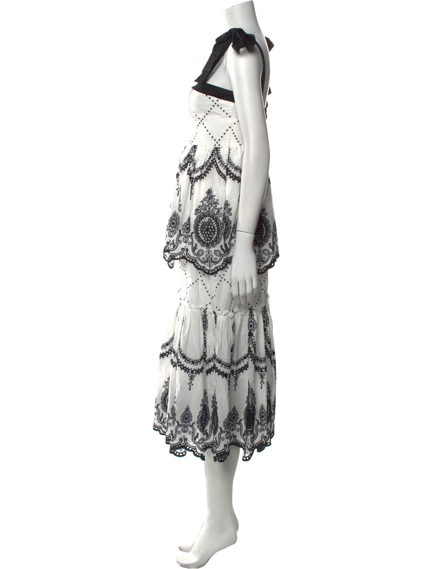 Lug Von Siga Printed Long Dress