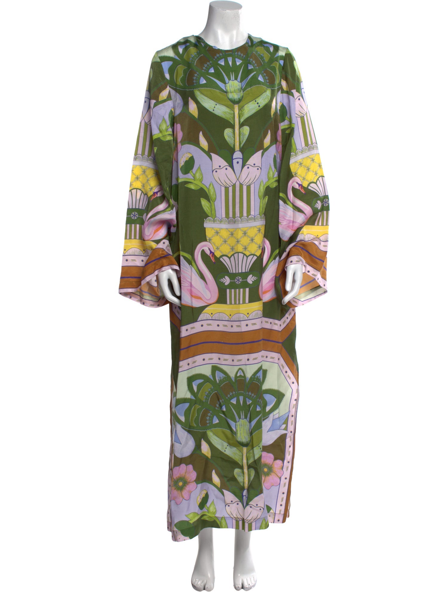 Lug Von Siga Printed Long Dress