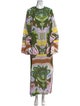Lug Von Siga Printed Long Dress
