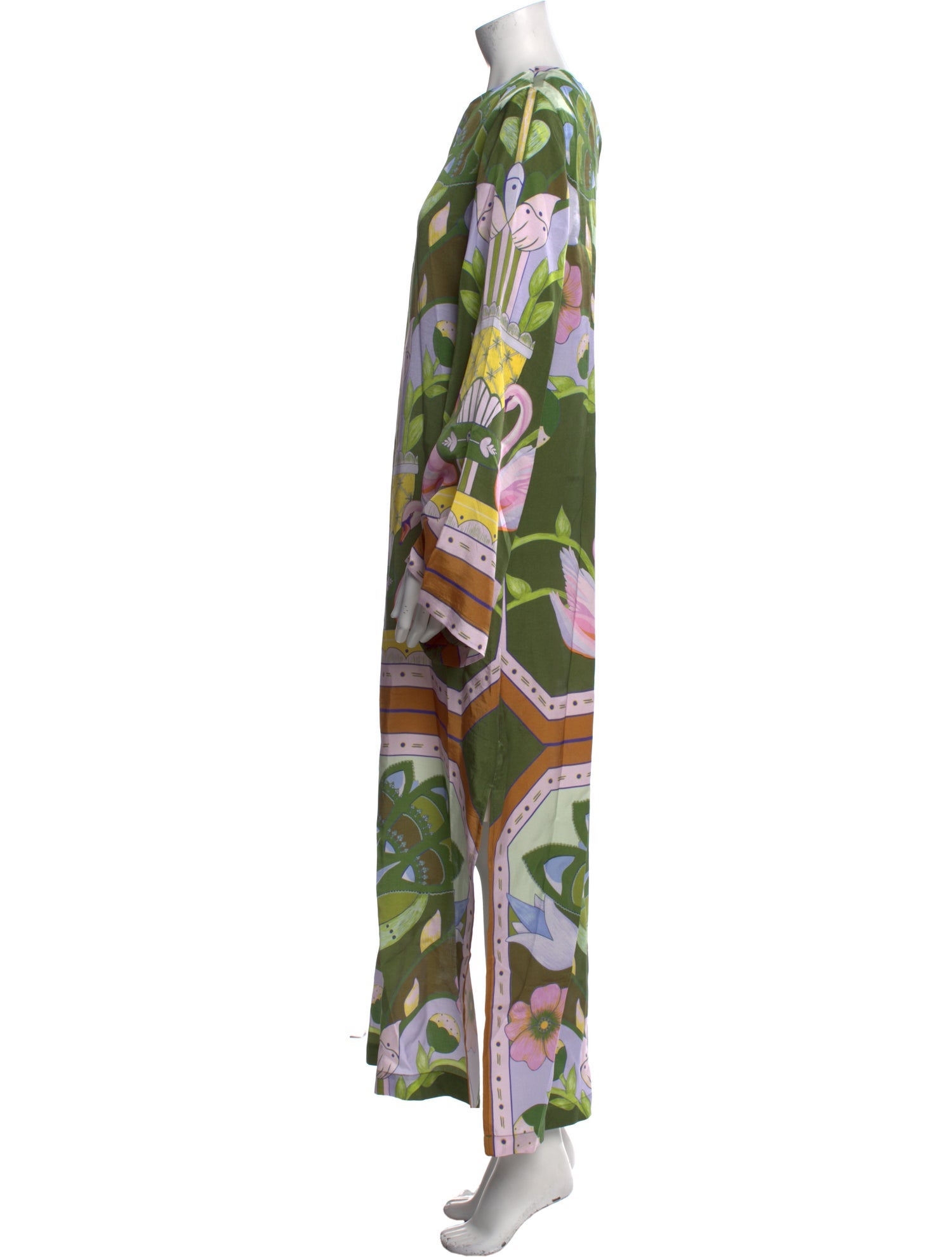 Lug Von Siga Printed Long Dress