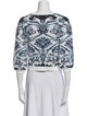 Lug Von Siga Printed Bateau Neckline Sweater