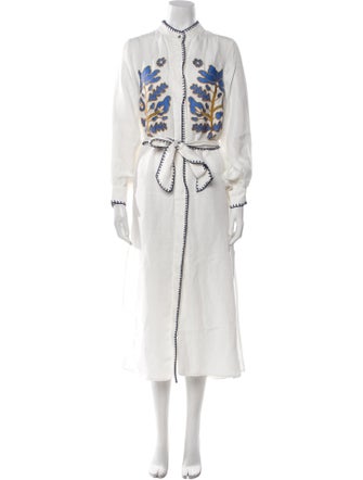 Lug Von Siga Mock Neck Long Dress