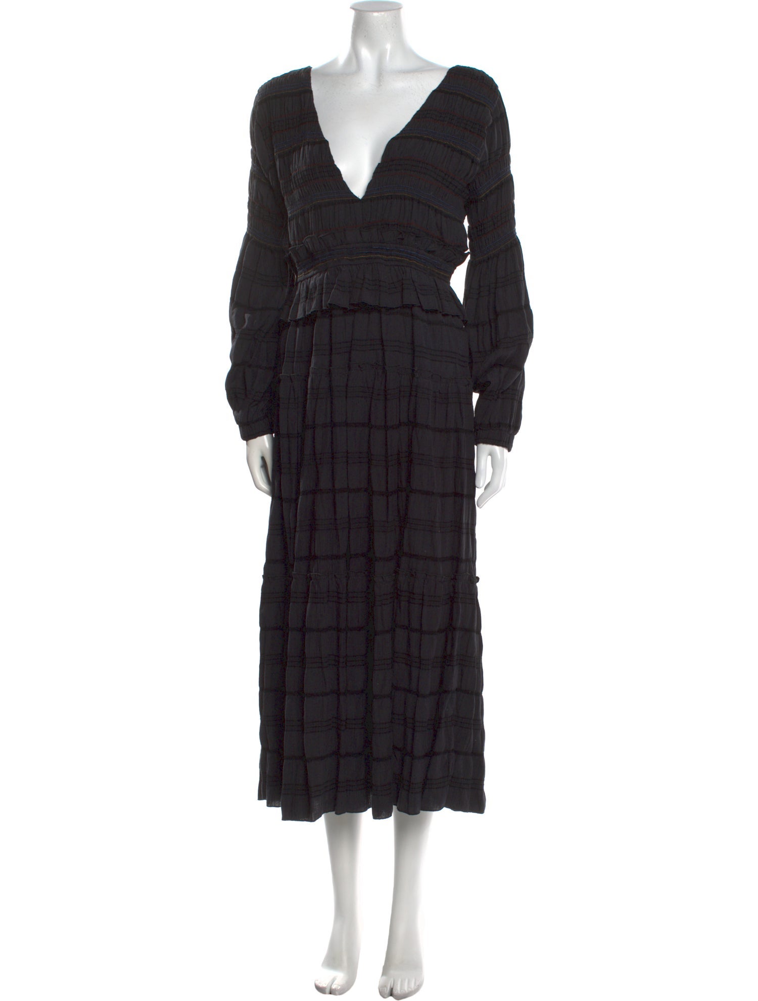 Lug Von Siga V-Neck Long Dress