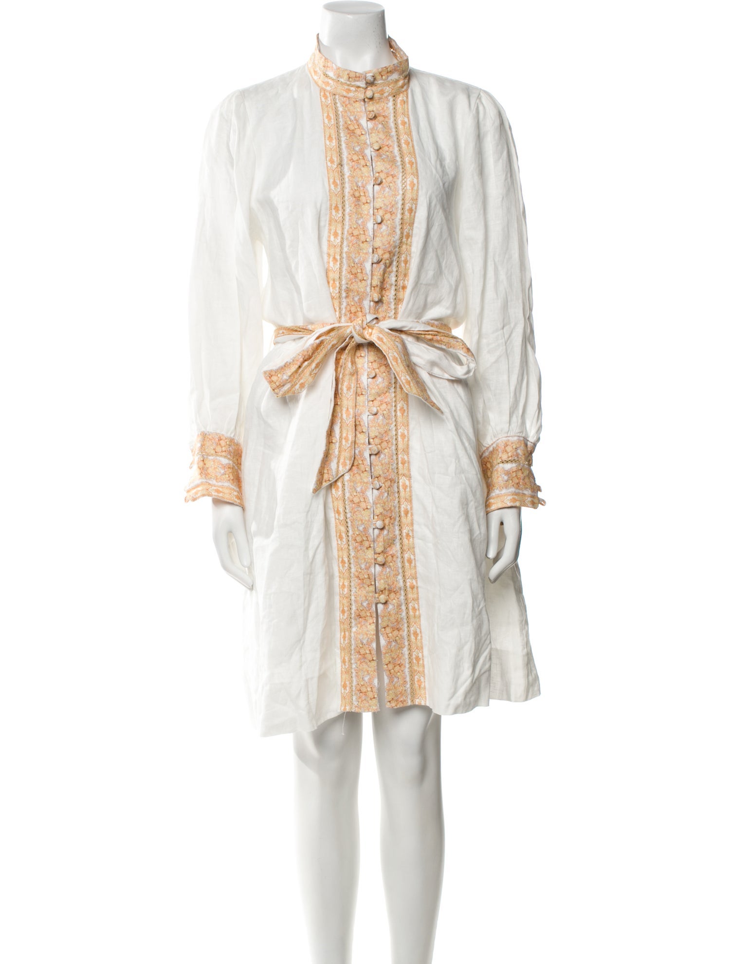 Lug Von Siga Linen Knee-Length Dress