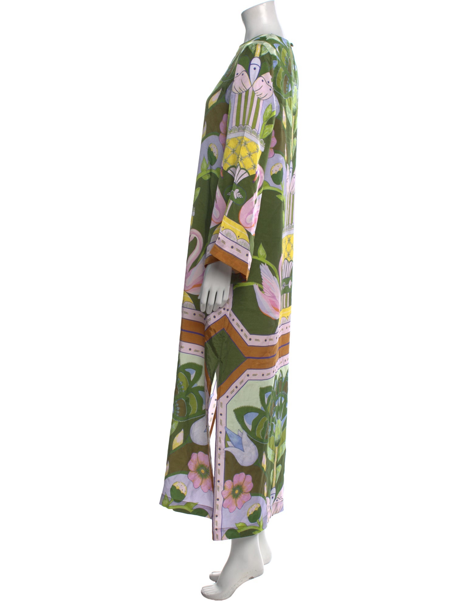 Lug Von Siga Printed Long Dress