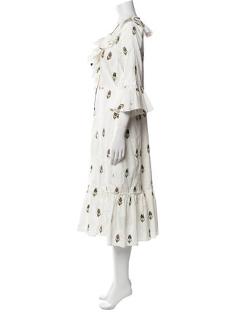 Lug Von Siga Printed Midi Length Dress