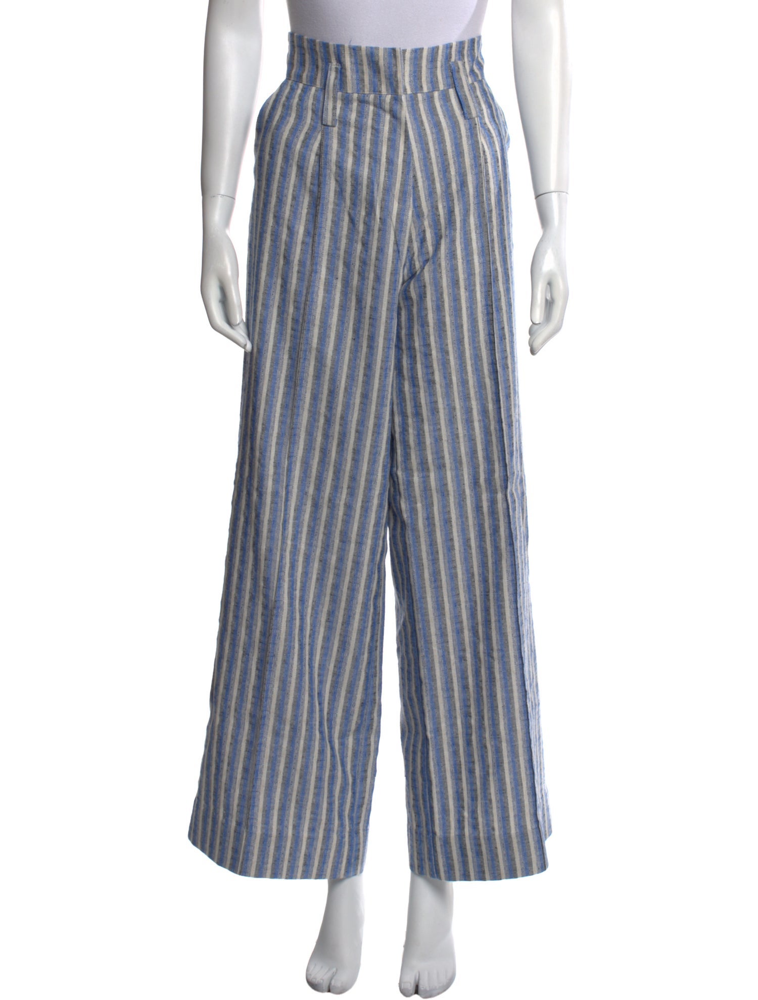 Lug Von Siga Striped Wide Leg Pants