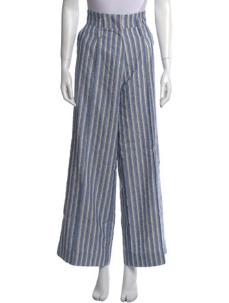 Lug Von Siga Striped Wide Leg Pants