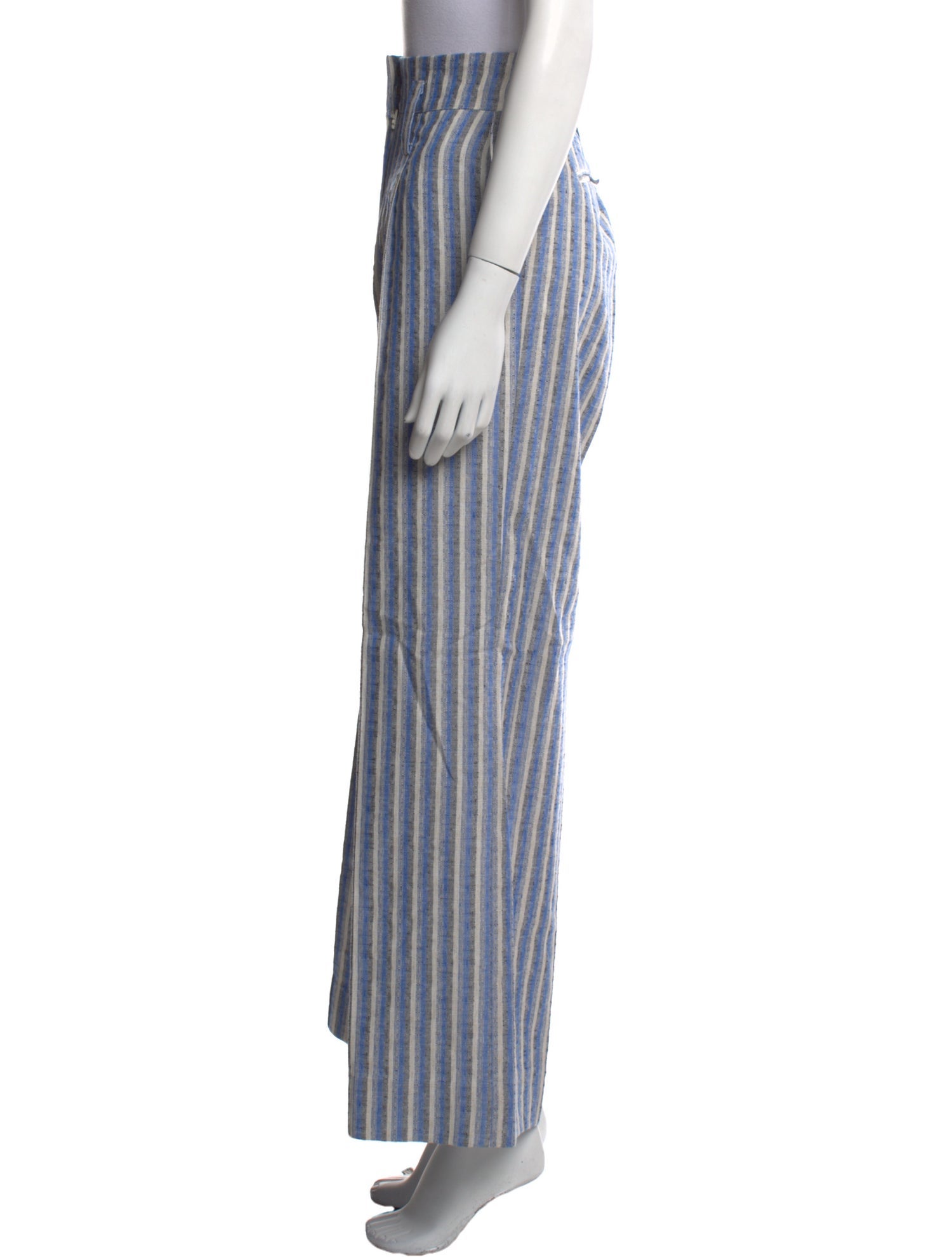 Lug Von Siga Striped Wide Leg Pants
