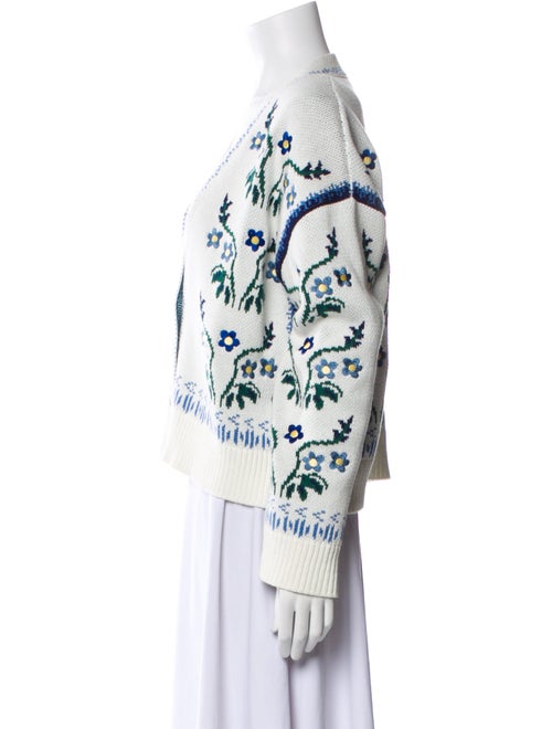 Lug Von Siga Printed V-Neck Sweater