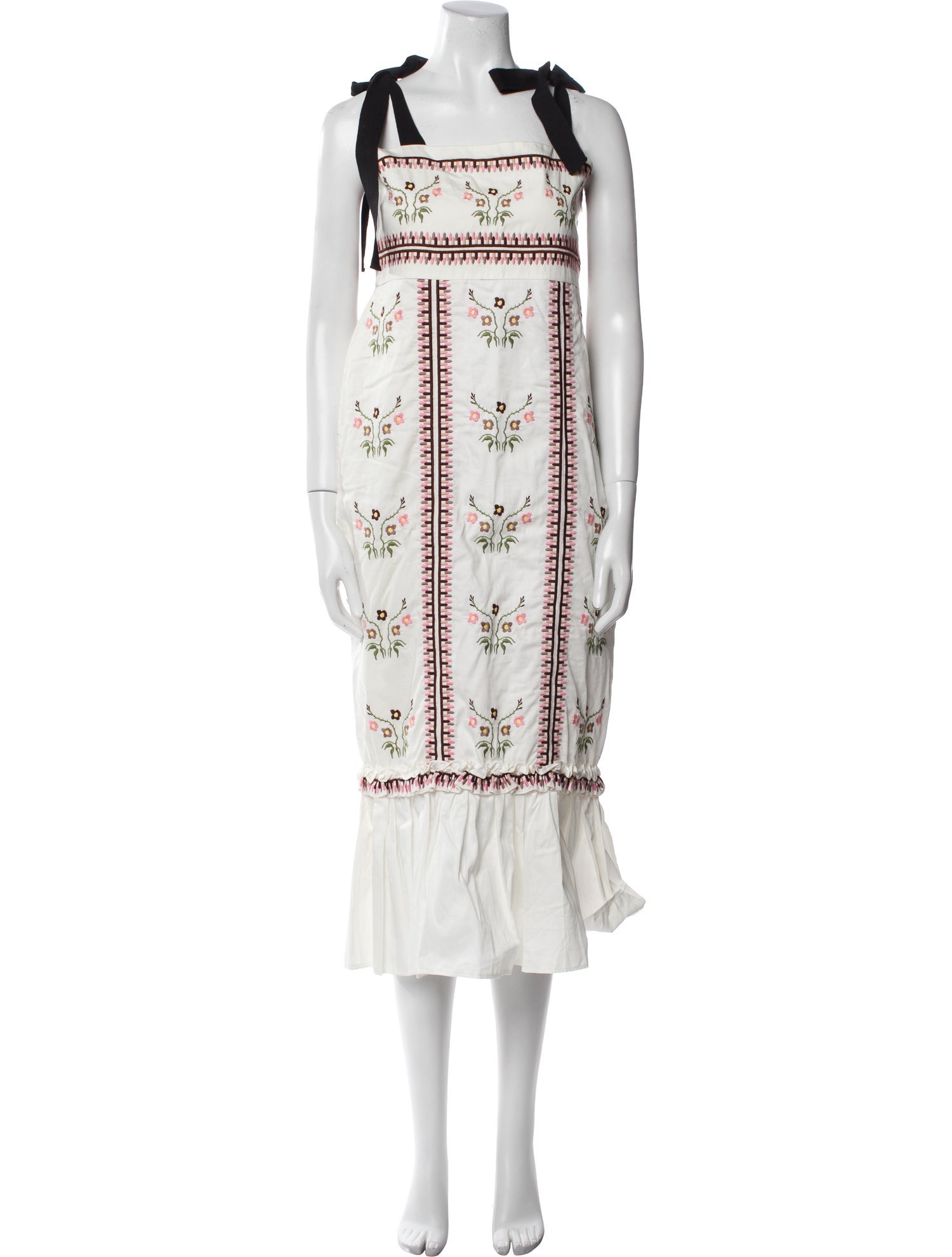 Lug Von Siga Printed Midi Length Dress