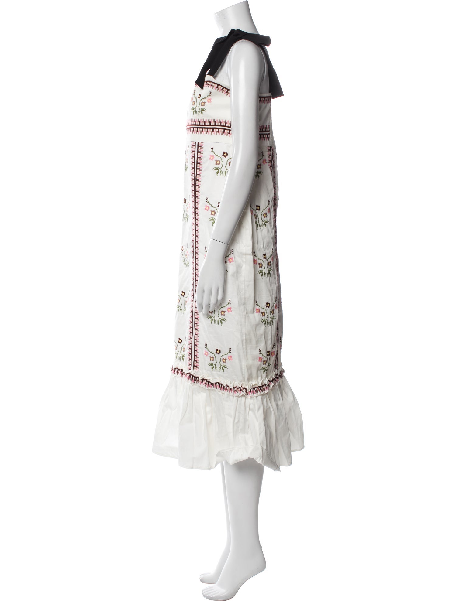 Lug Von Siga Printed Midi Length Dress