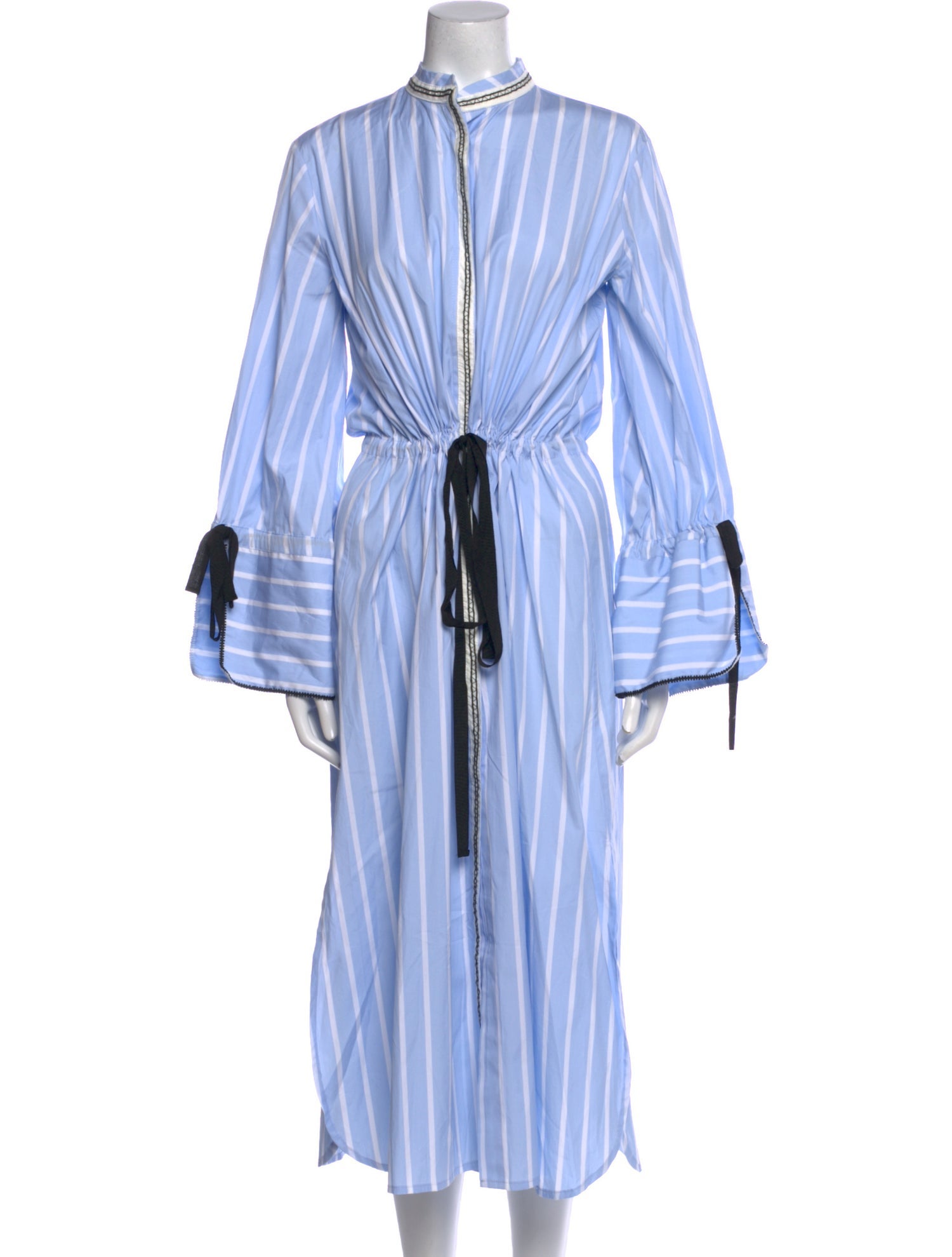 Lug Von Siga Striped Midi Length Dress