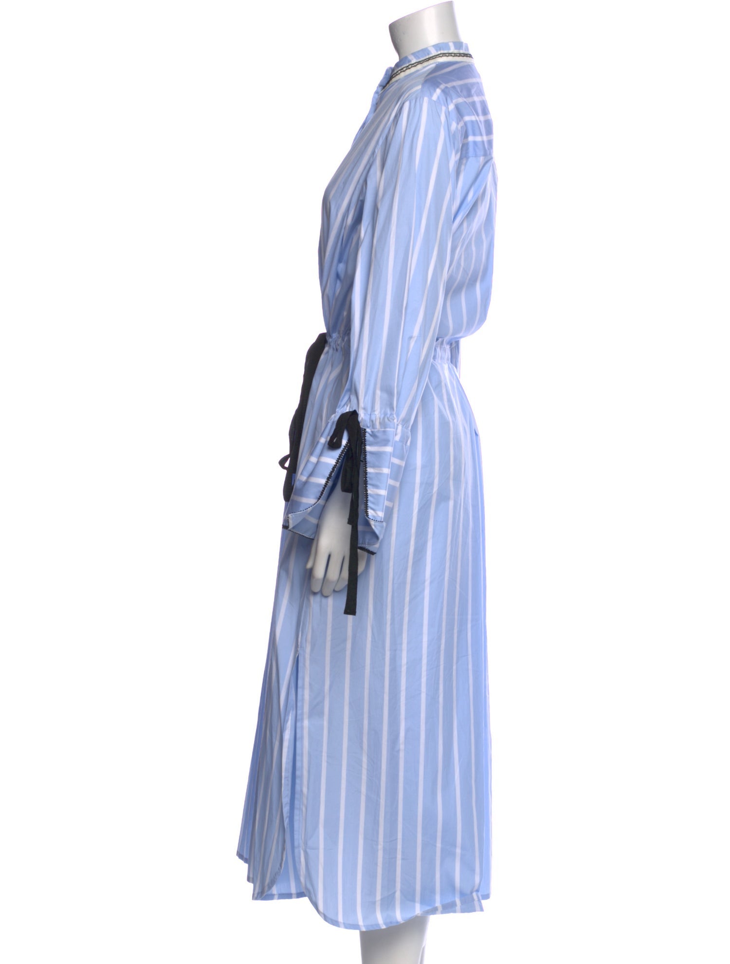 Lug Von Siga Striped Midi Length Dress