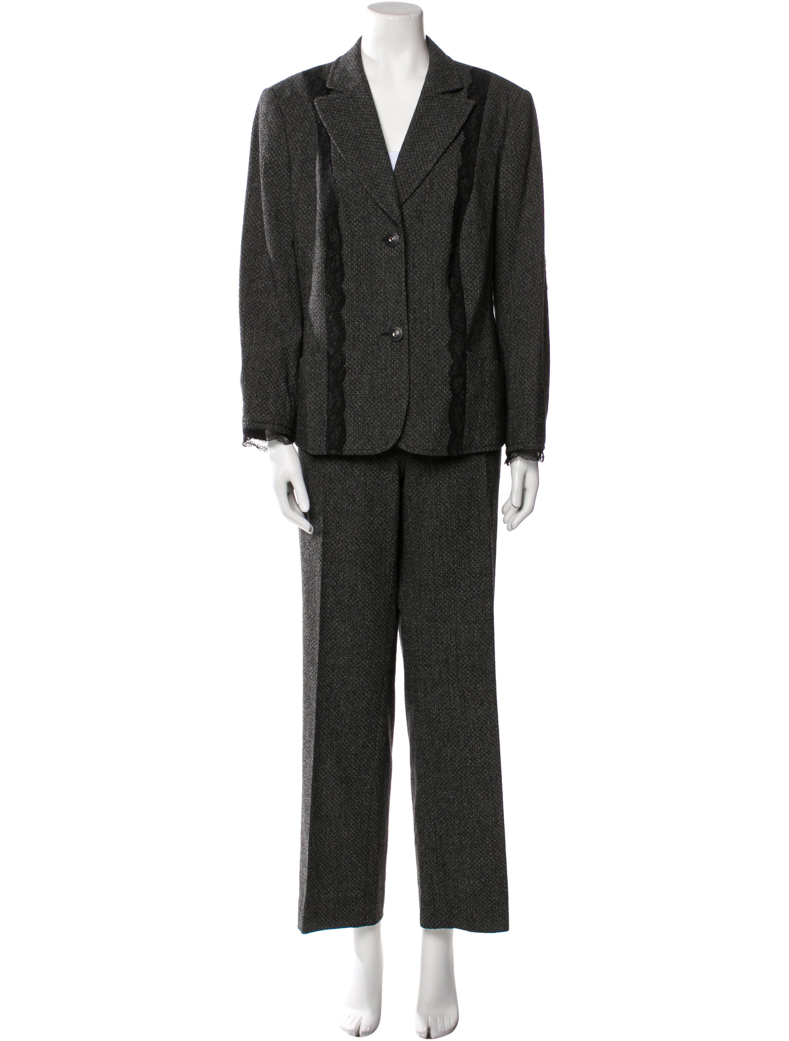 Luisa Cerano Virgin Wool Pantsuit