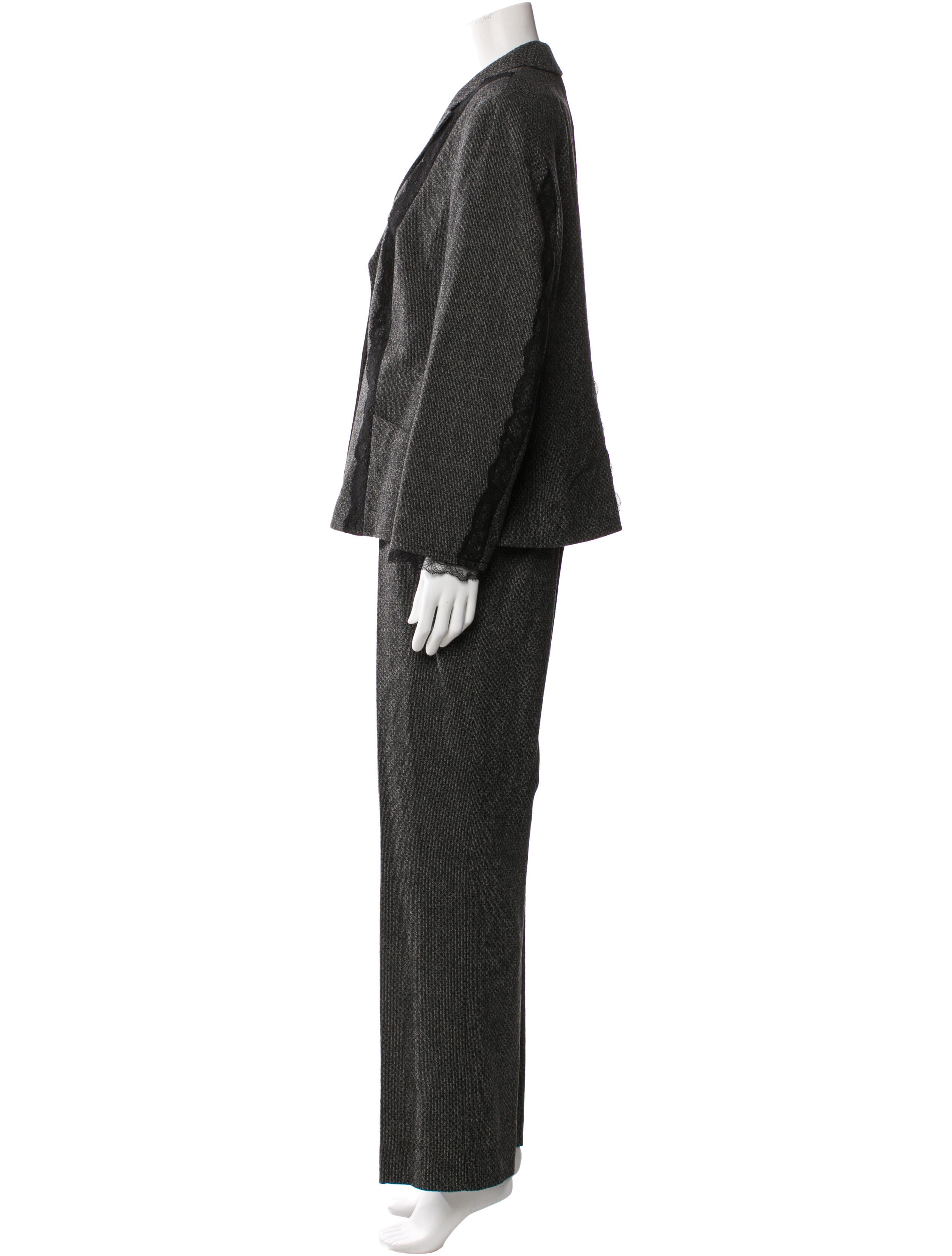 Luisa Cerano Virgin Wool Pantsuit