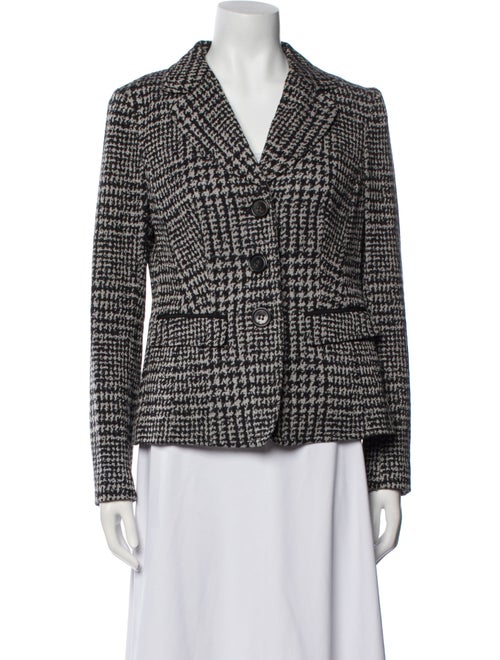 Luisa Cerano Houndstooth Print Blazer