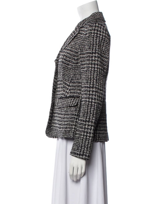 Luisa Cerano Houndstooth Print Blazer