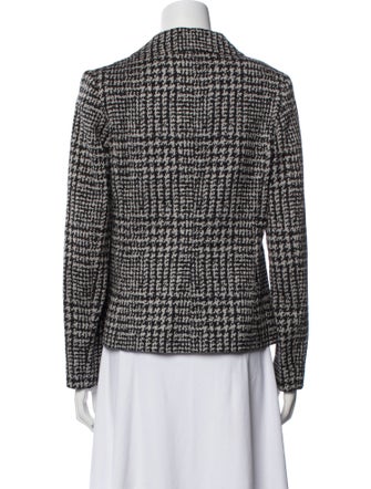 Luisa Cerano Houndstooth Print Blazer