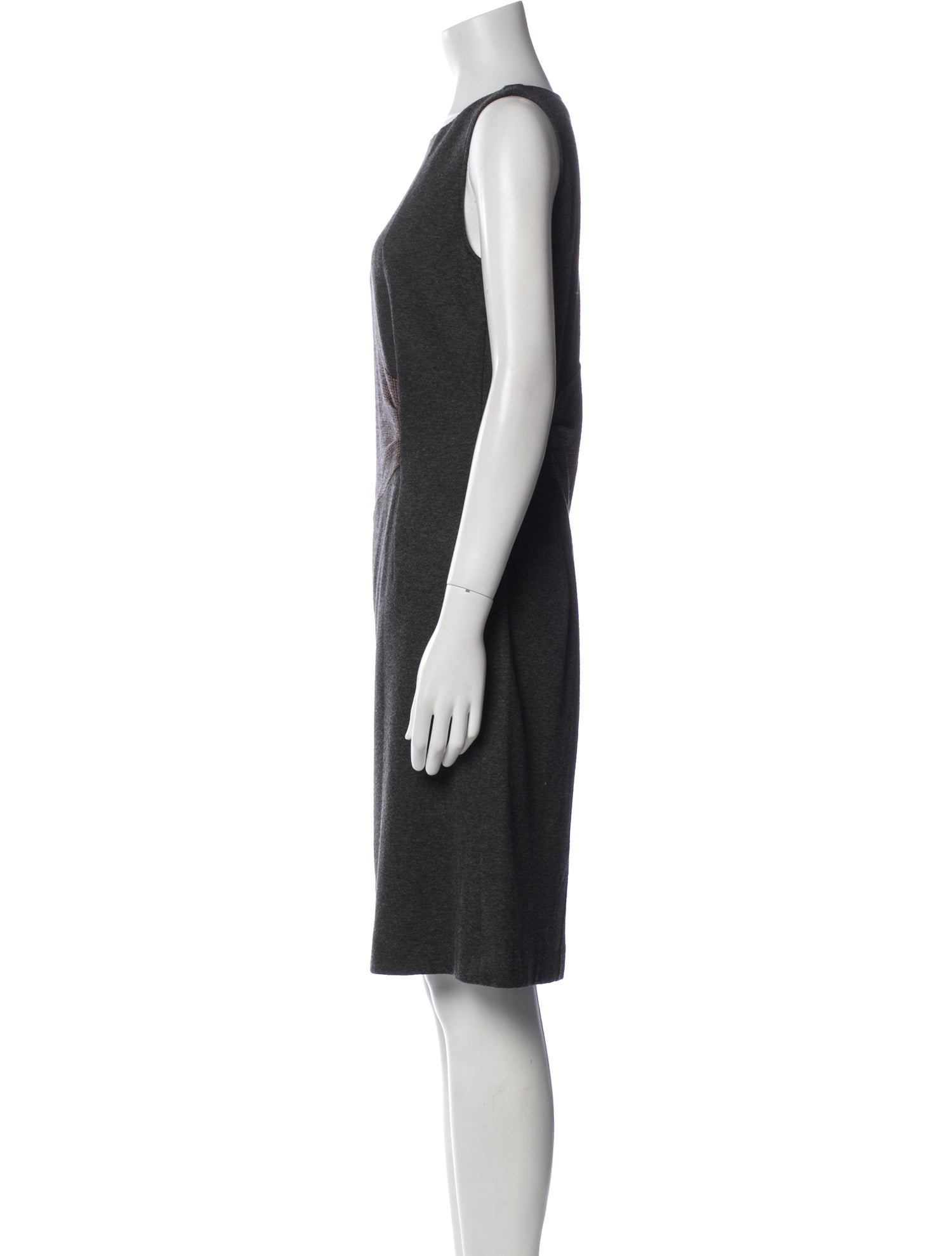 Luisa Cerano Houndstooth Print Mini Dress