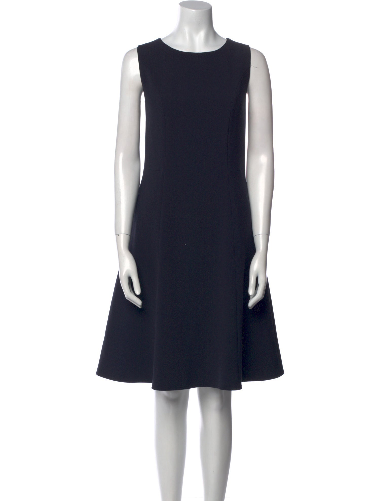 Luisa Cerano Crew Neck Knee-Length Dress