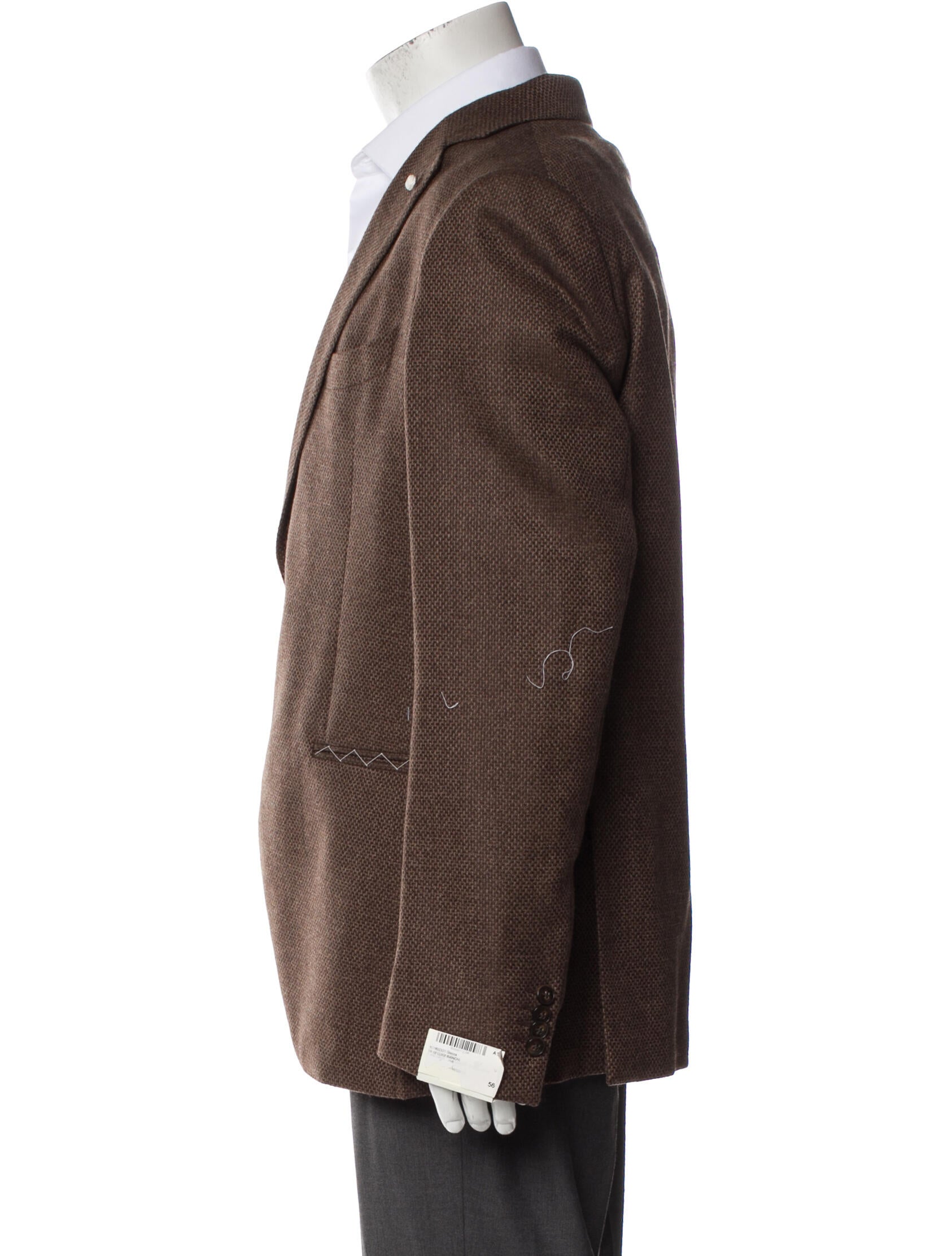 Luigi Bianchi Mantova Wool Blazer w/ Tags