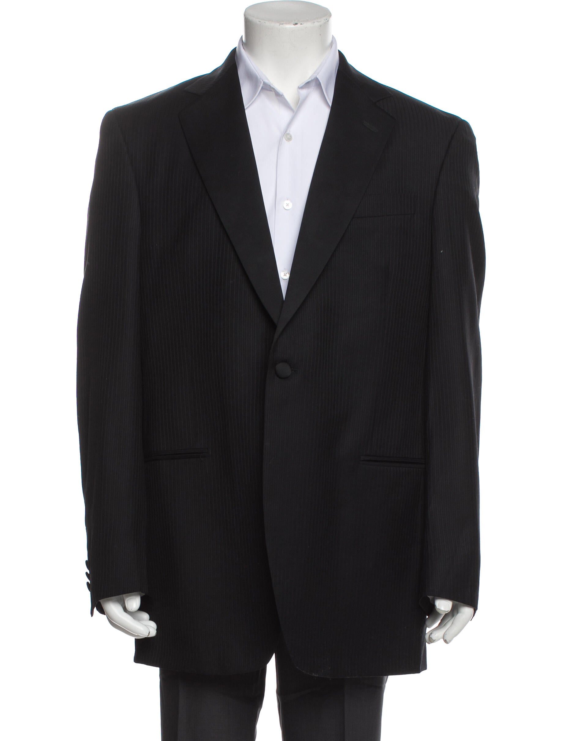 Luigi Bianchi Mantova Virgin Wool Striped Blazer w/ Tags