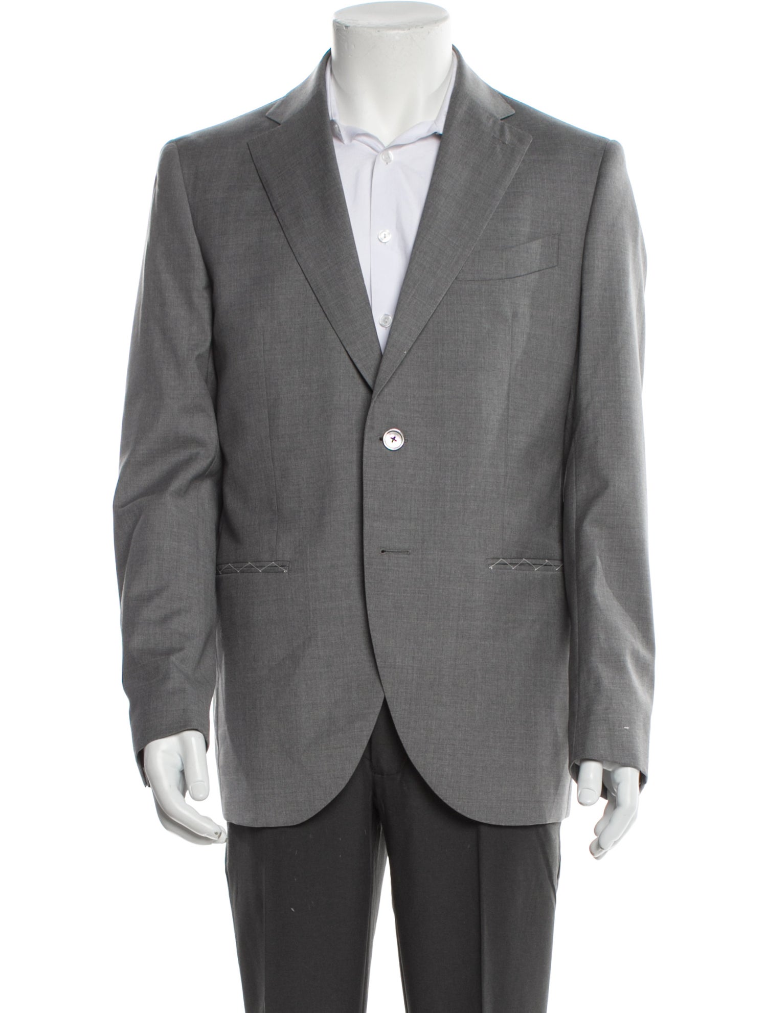 Luigi Bianchi Mantova Virgin Wool Two-Piece Suit