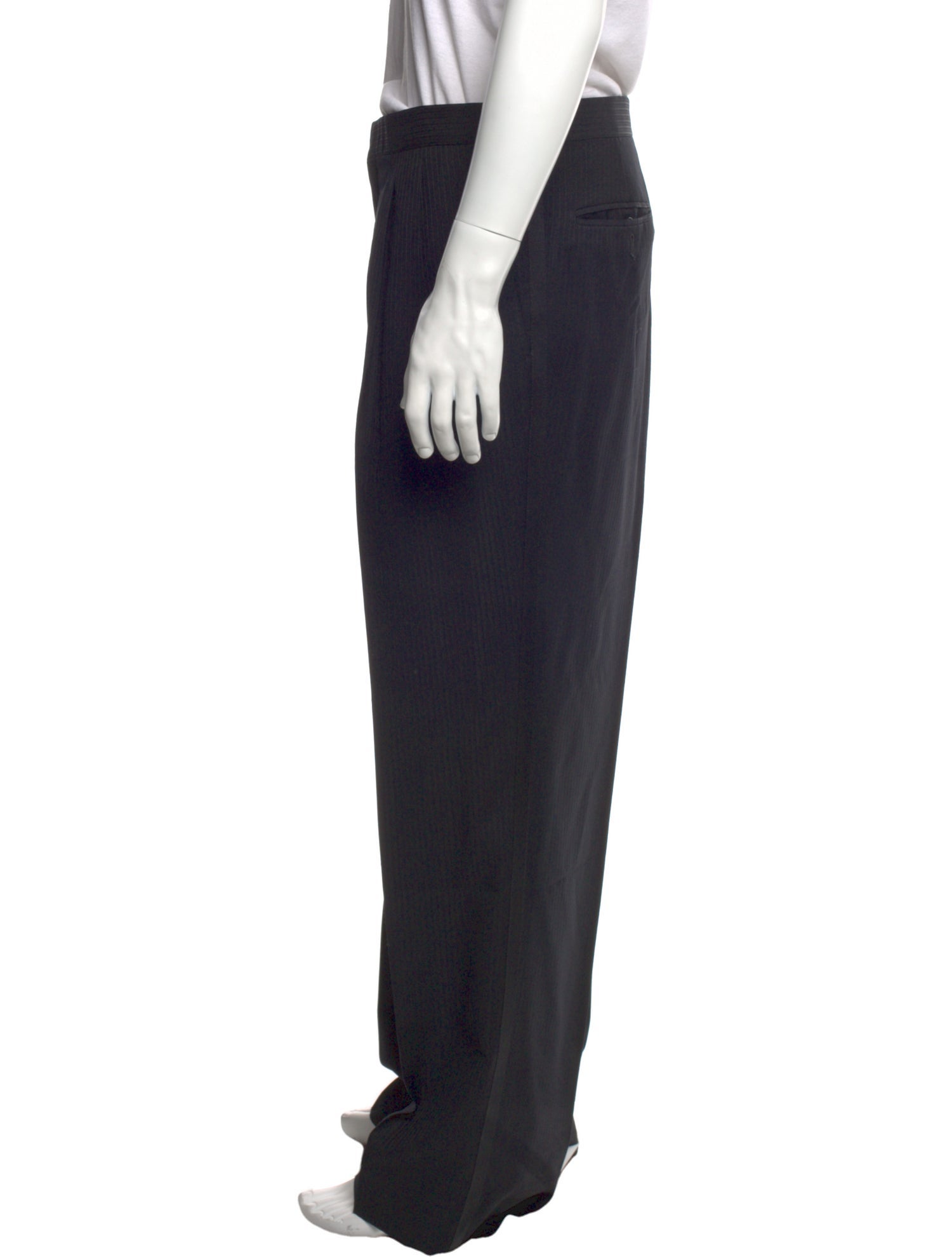 Luigi Bianchi Mantova Virgin Wool Dress Pants