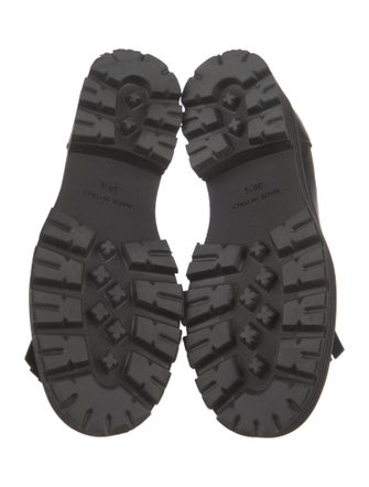 Lukure Leather Fringe Trim Accent Loafers