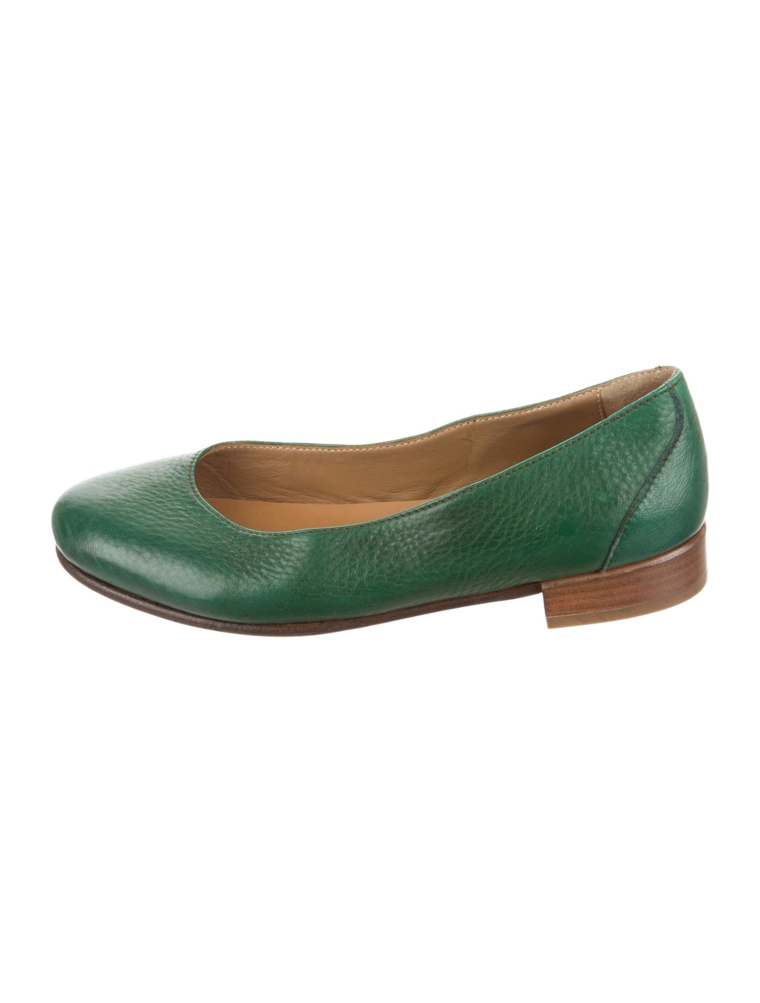 Lukure Leather Ballet Flats