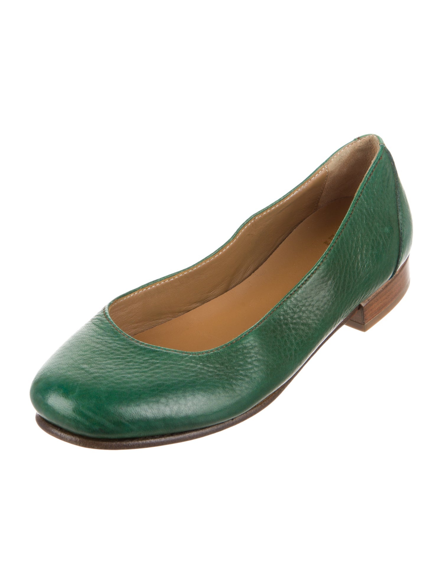 Lukure Leather Ballet Flats
