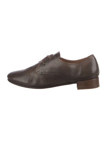 Pre-owned Lukure Leather Oxfords In Brown