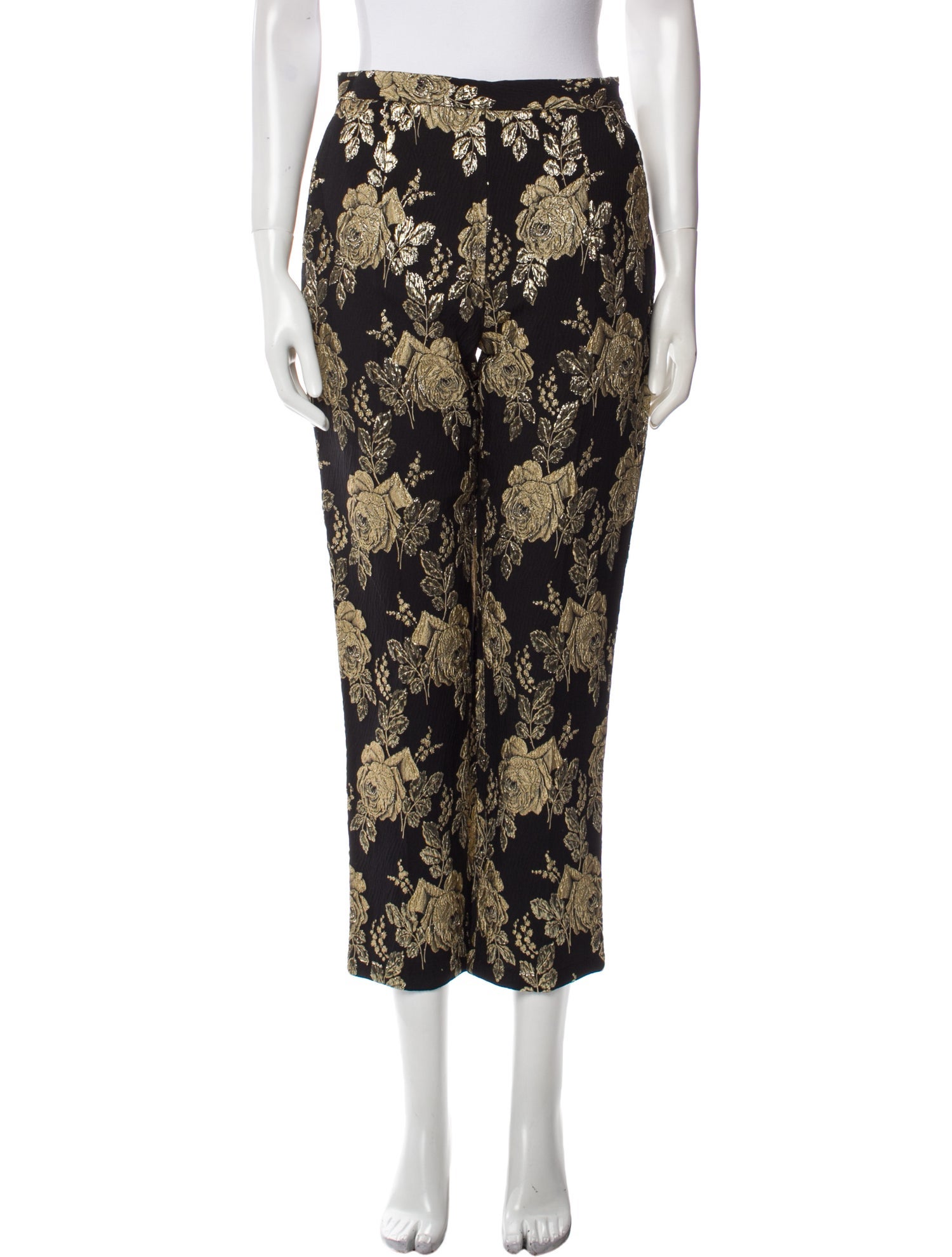 Lutz Huelle Floral Print Straight Leg Pants