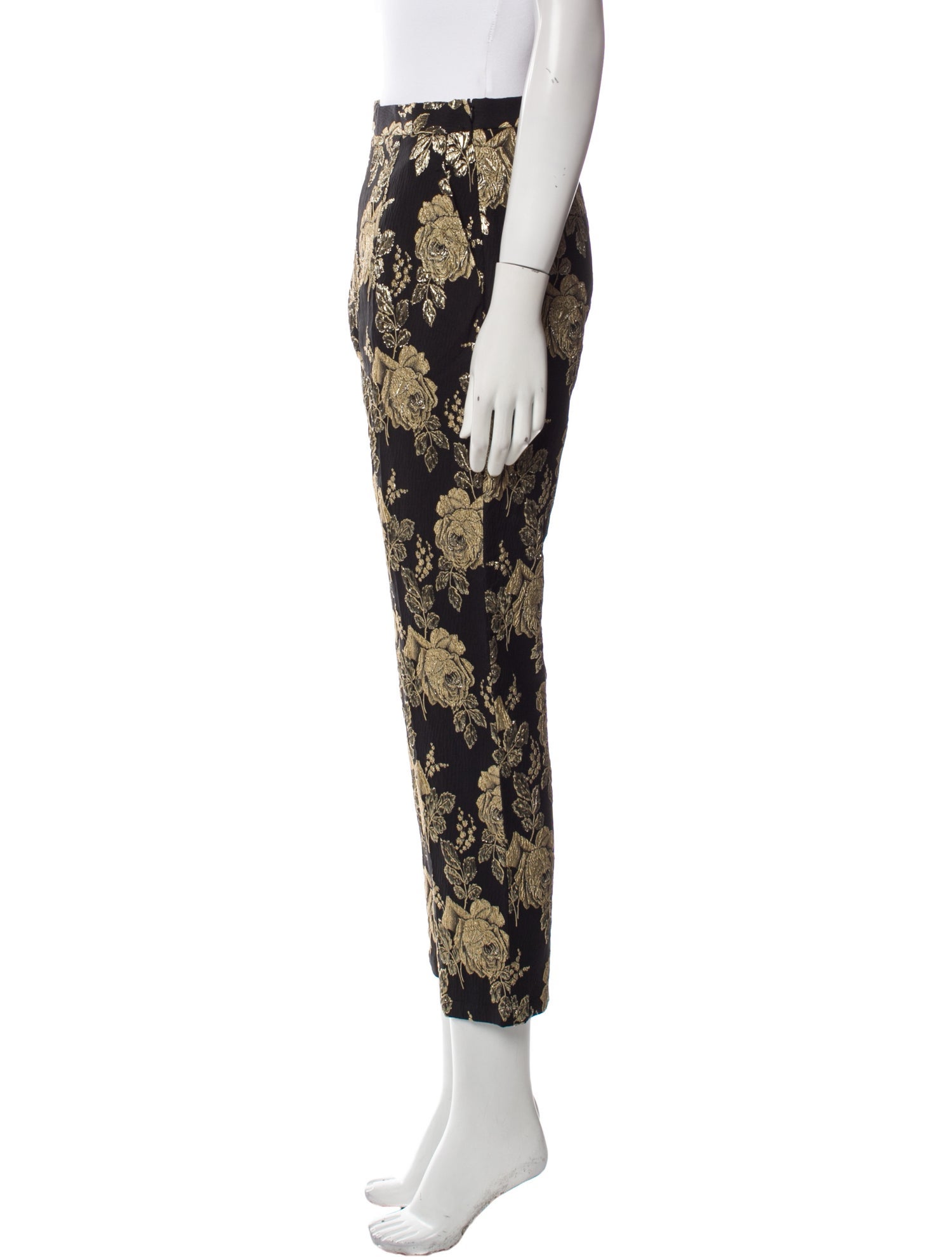 Lutz Huelle Floral Print Straight Leg Pants