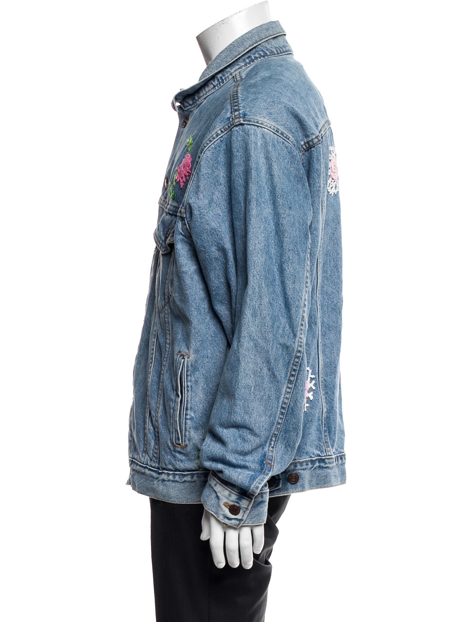 Levi Strauss Graphic Print Denim Jacket