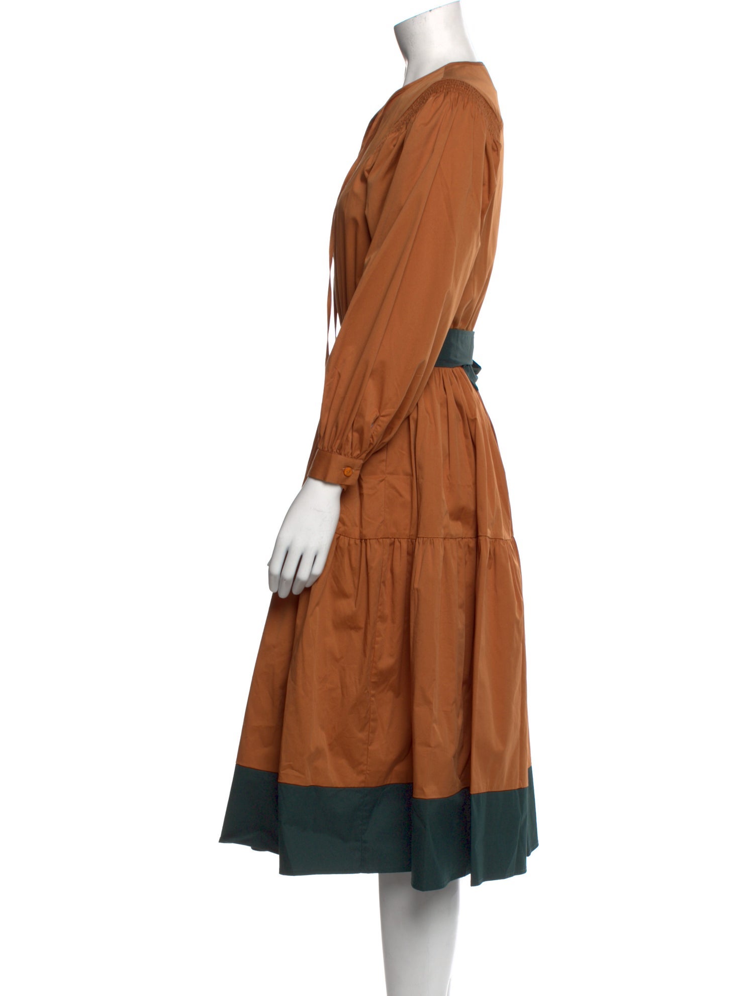 LOVE Binetti V-Neck Midi Length Dress