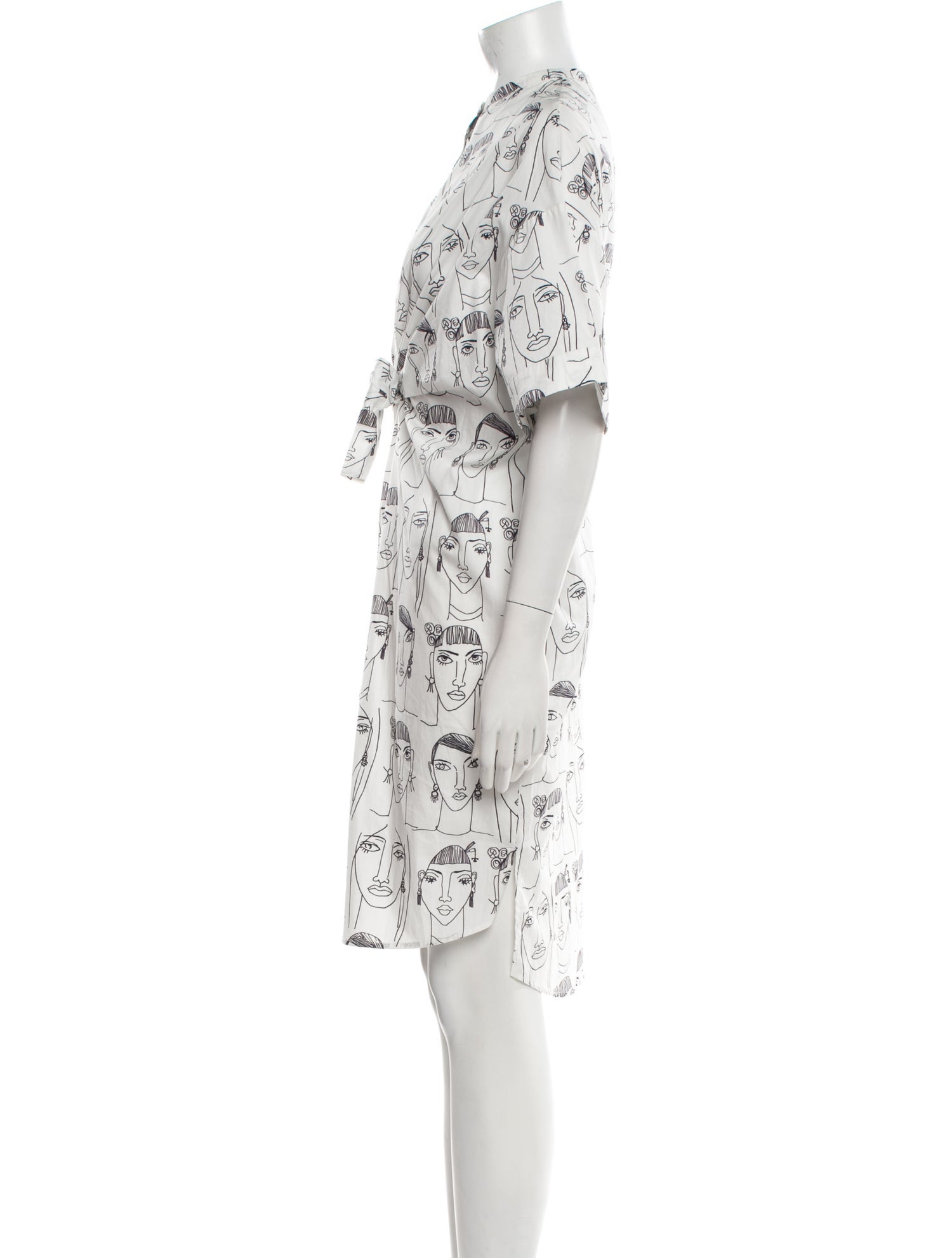 LOVE Binetti Printed Midi Length Dress