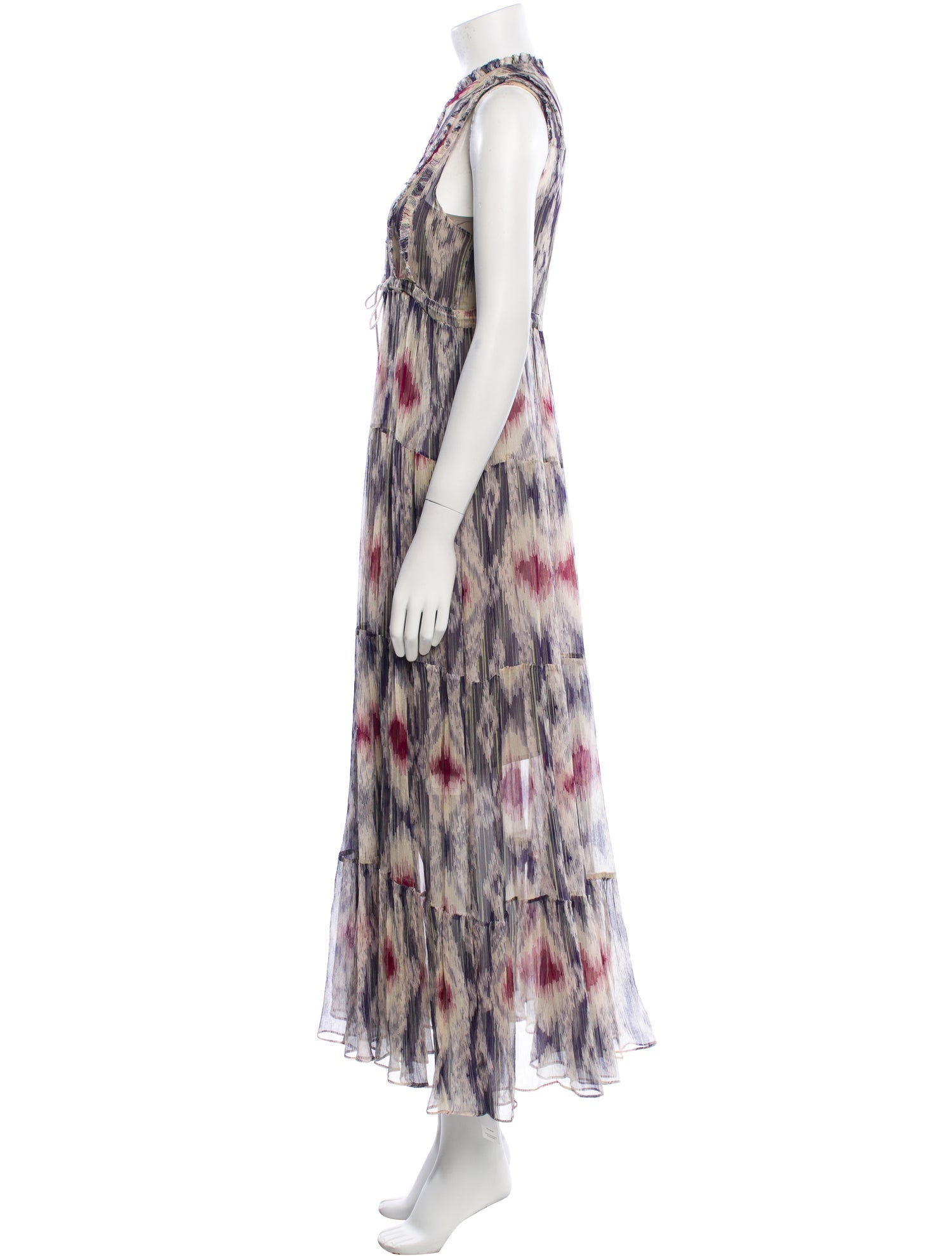 LOVE Binetti Silk Long Dress