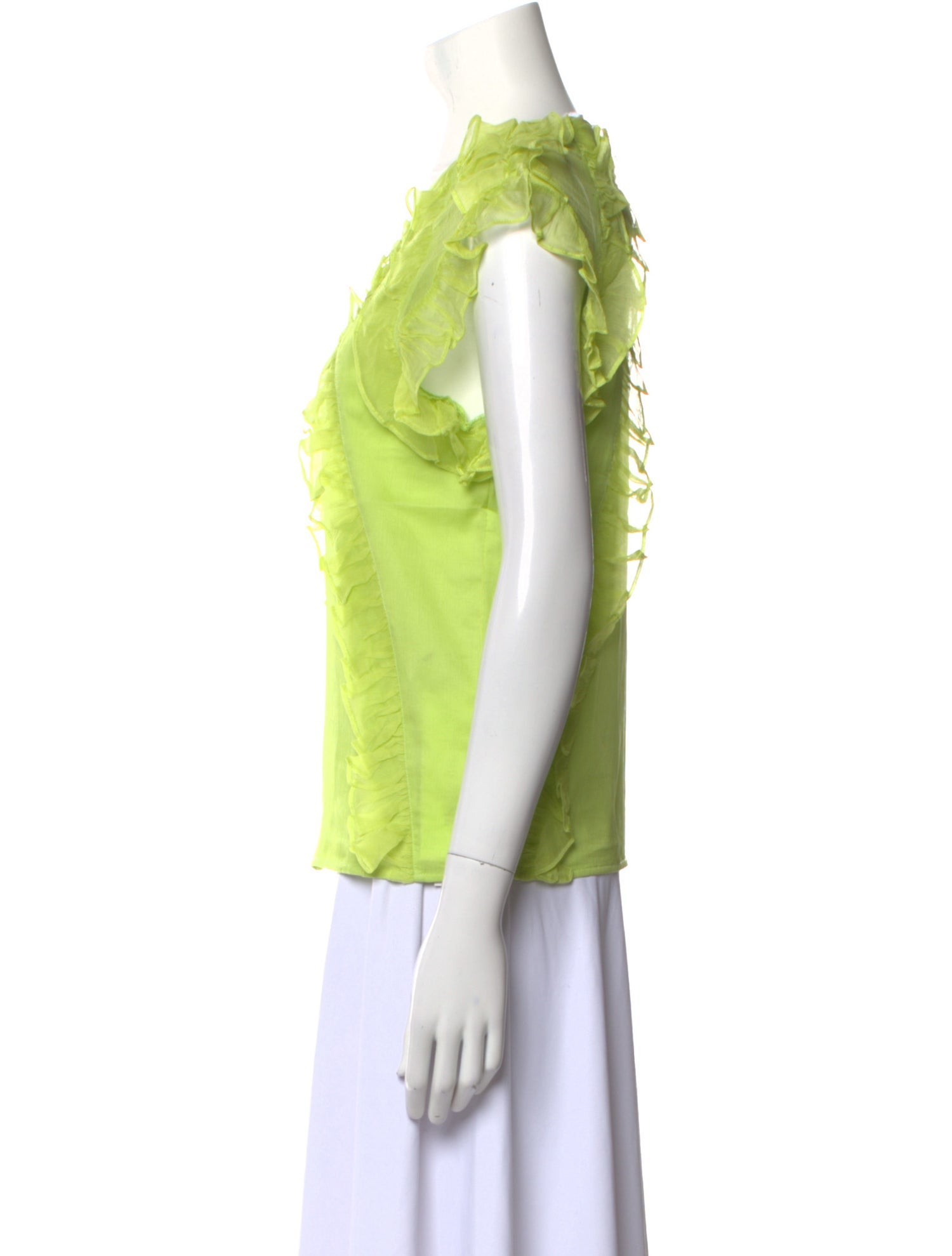 LOVE Binetti Silk Crew Neck Blouse w/ Tags